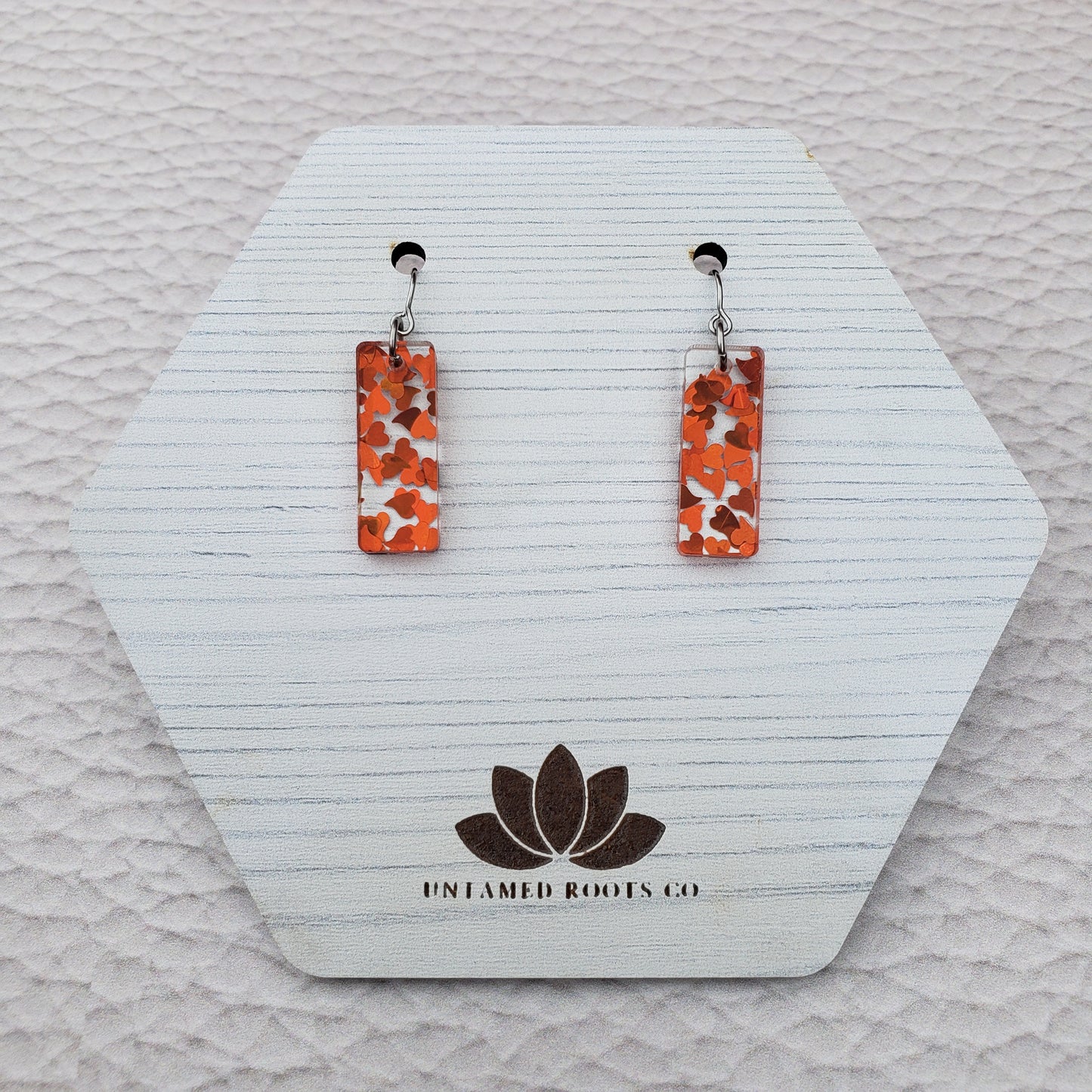 Confetti Hearts Holographic Earrings (8 styles)