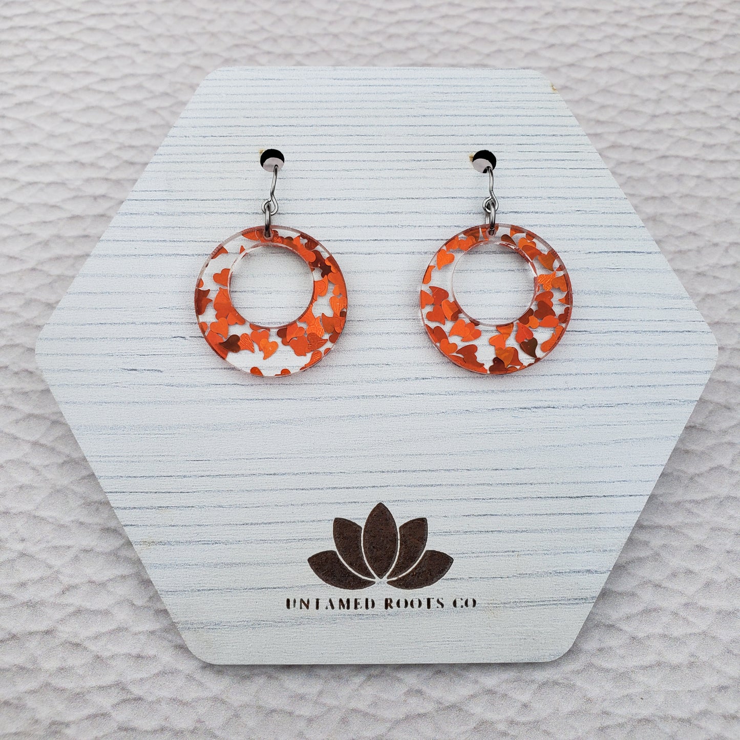 Confetti Hearts Holographic Earrings (8 styles)