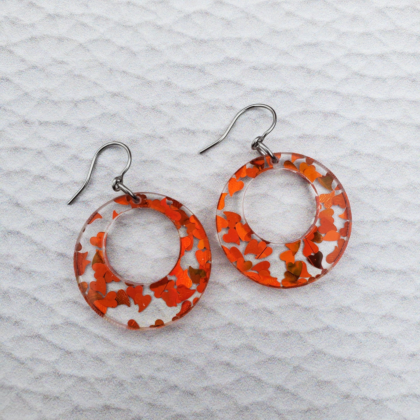 Confetti Hearts Holographic Earrings (8 styles)