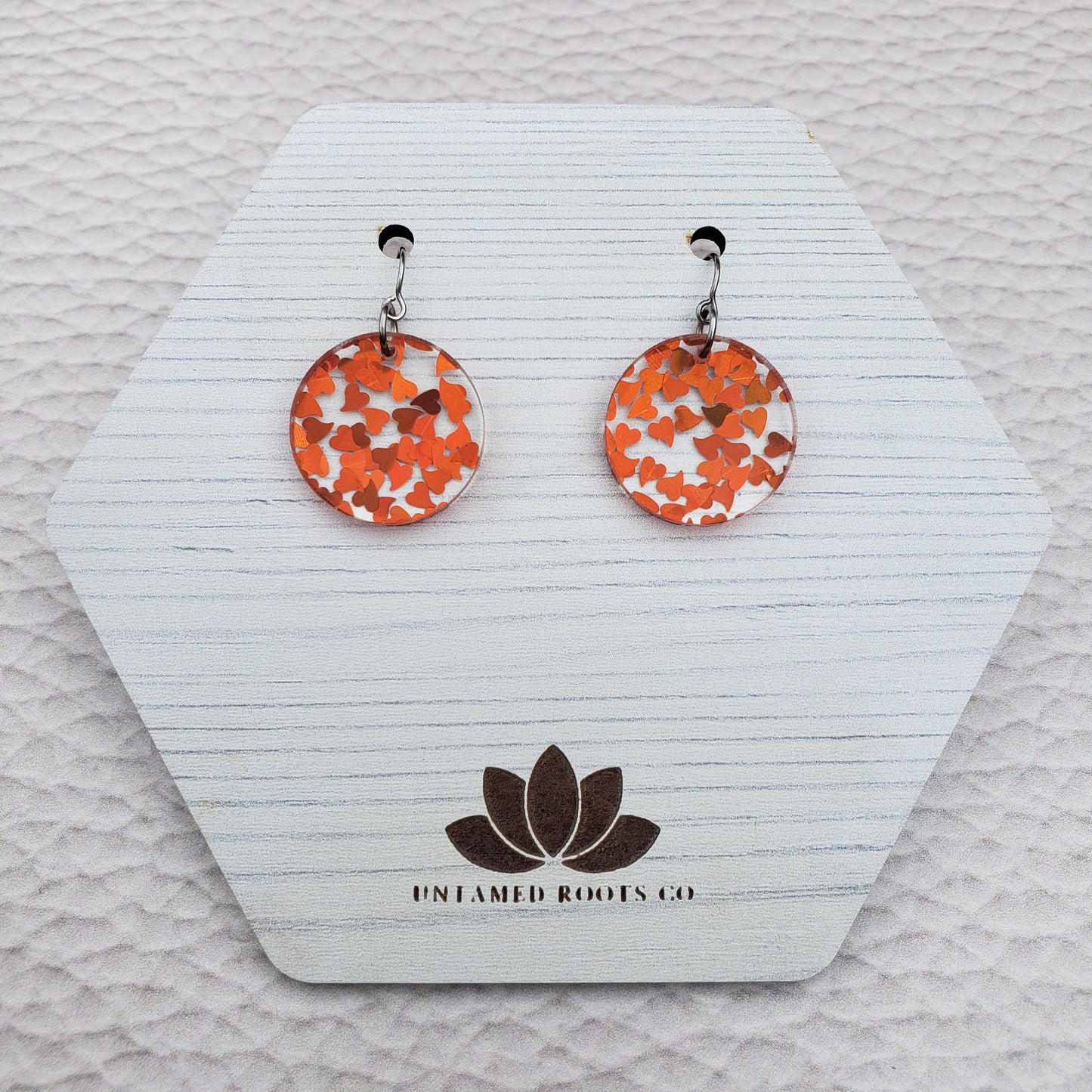 Confetti Hearts Holographic Earrings (8 styles)