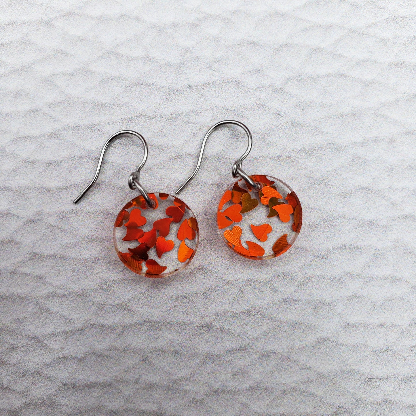 Confetti Hearts Holographic Earrings (8 styles)