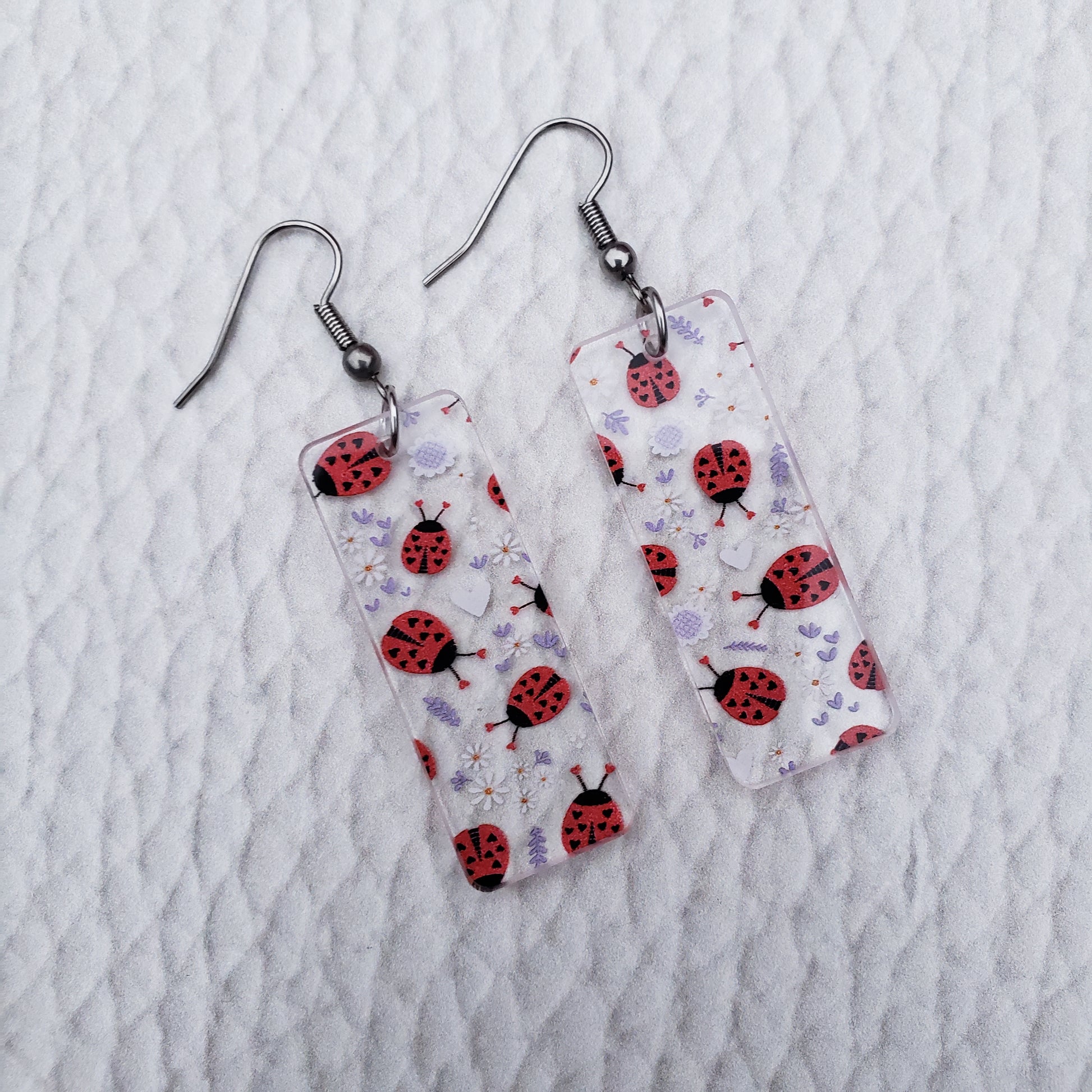 Lovely Lady Bug Earrings