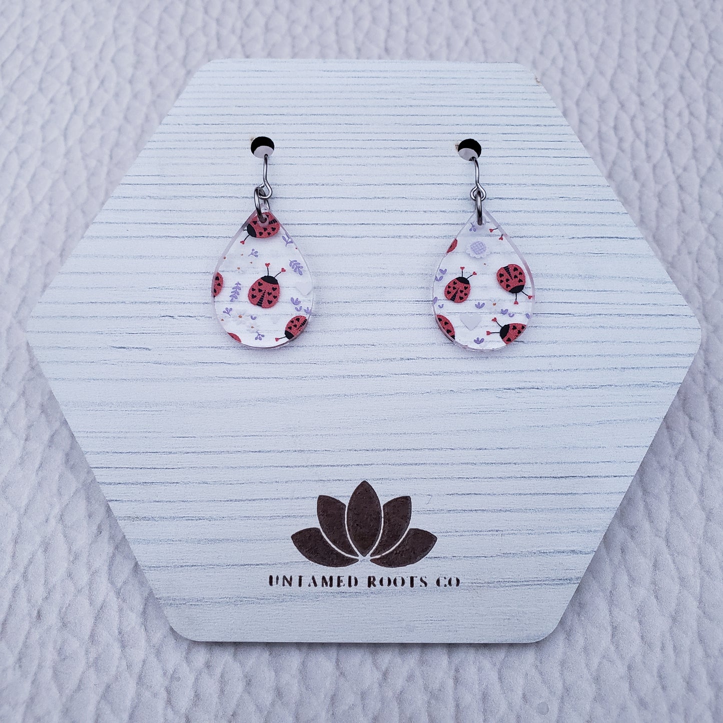 Lovely Lady Bug Earrings