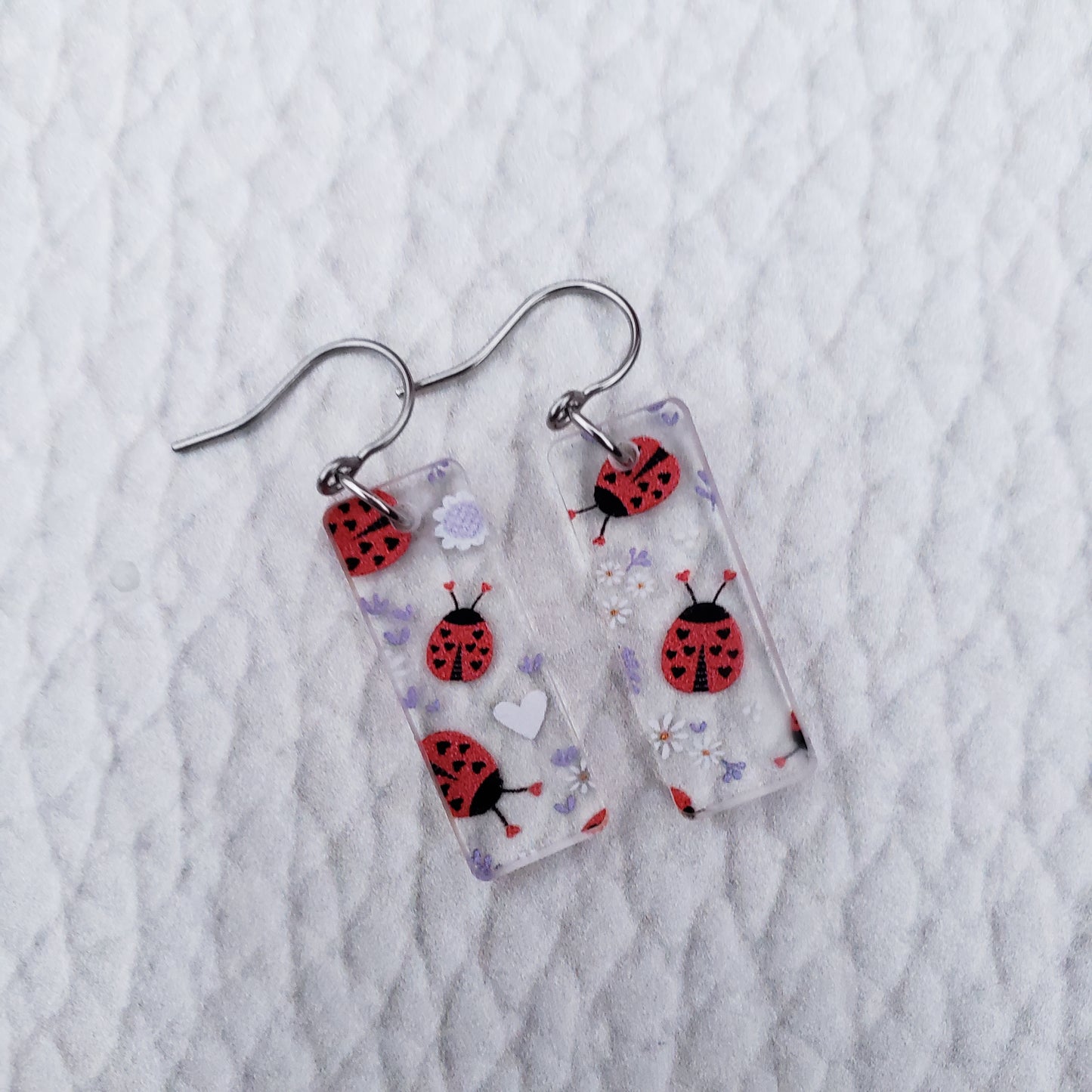 Lovely Lady Bug Earrings