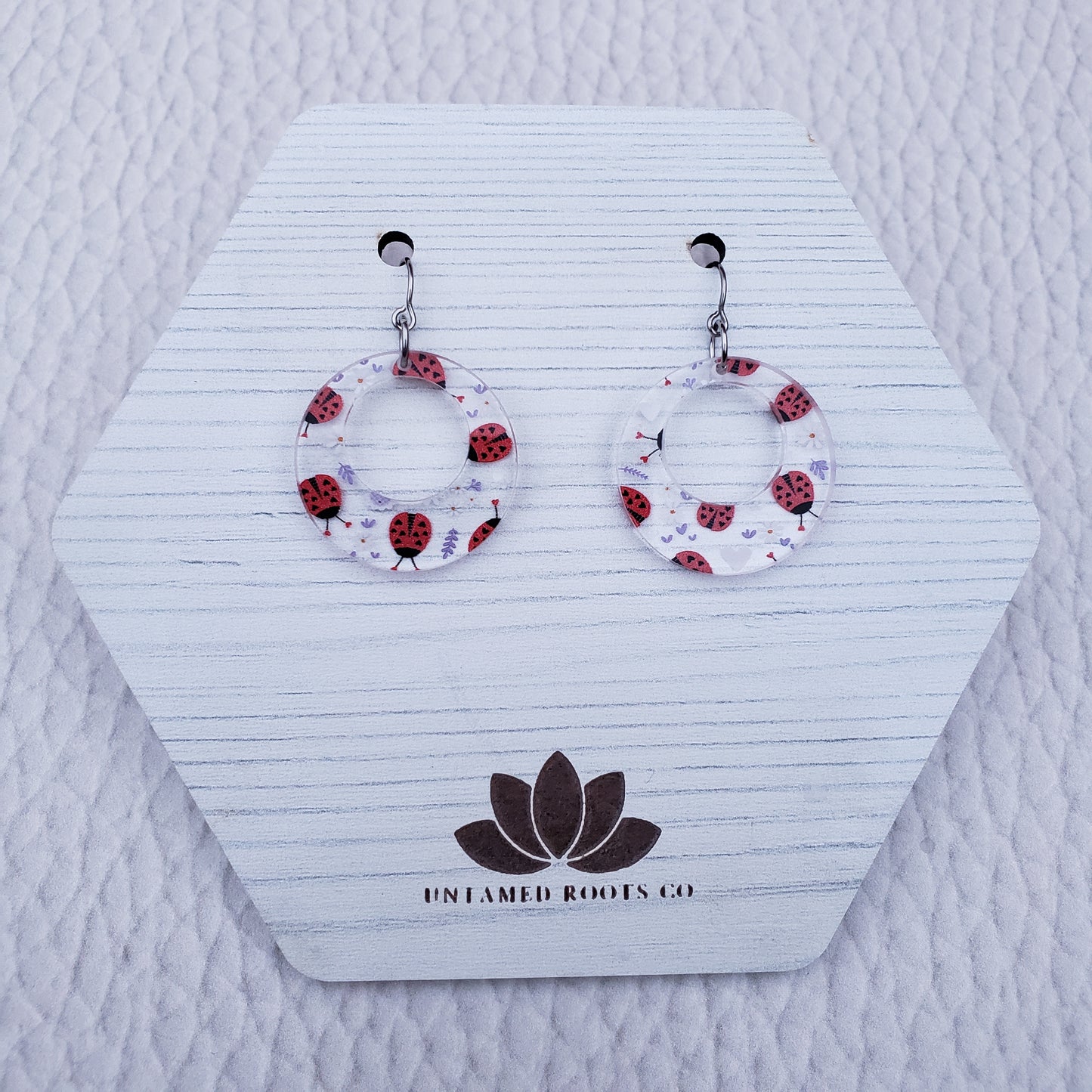 Lovely Lady Bug Earrings