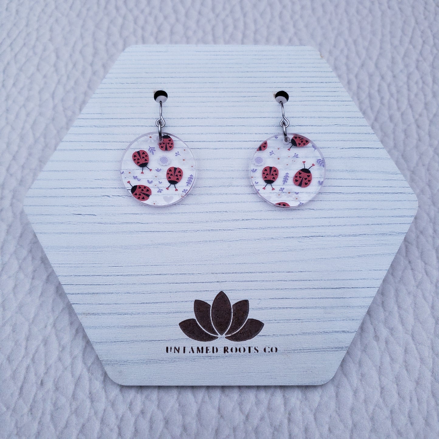 Lovely Lady Bug Earrings