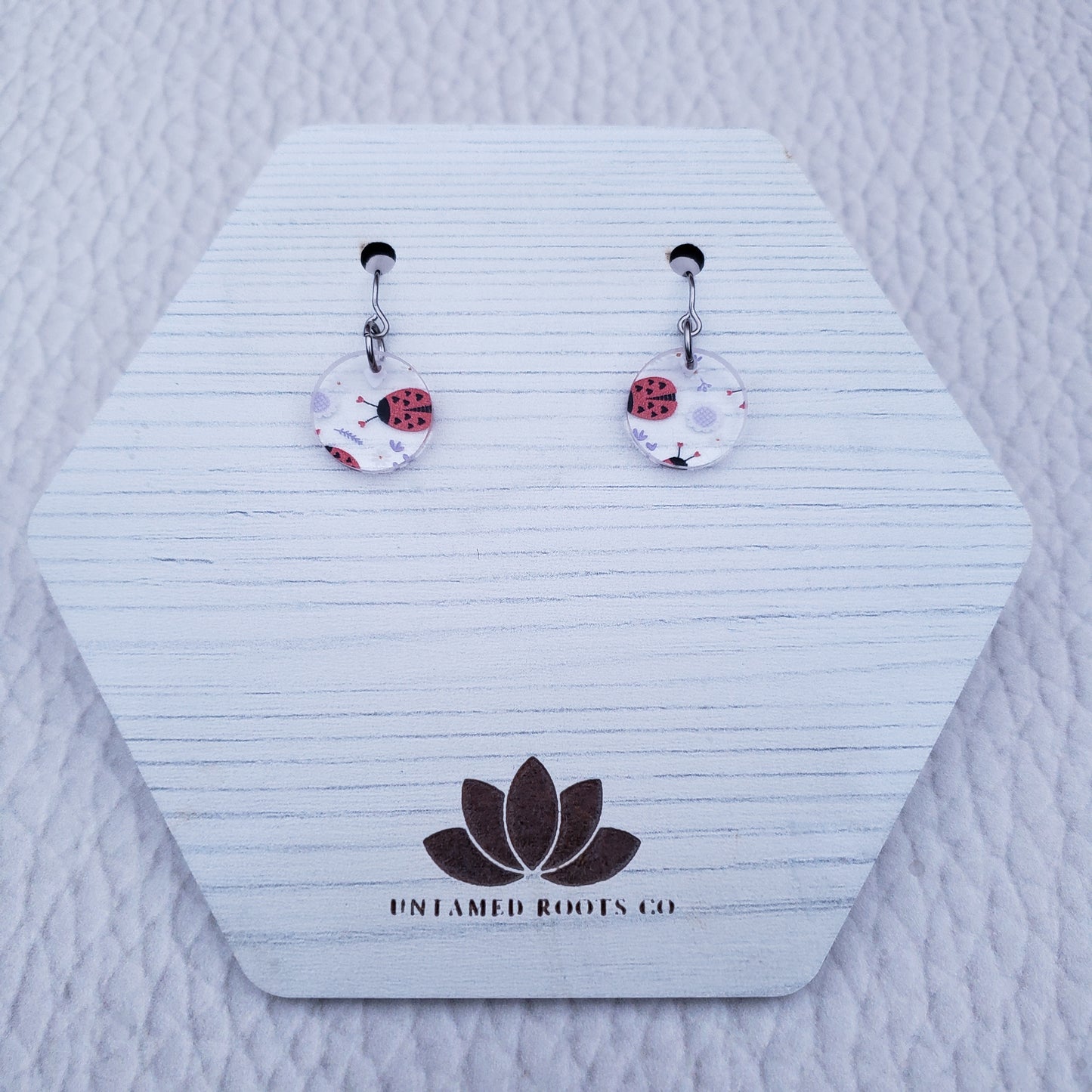Lovely Lady Bug Earrings
