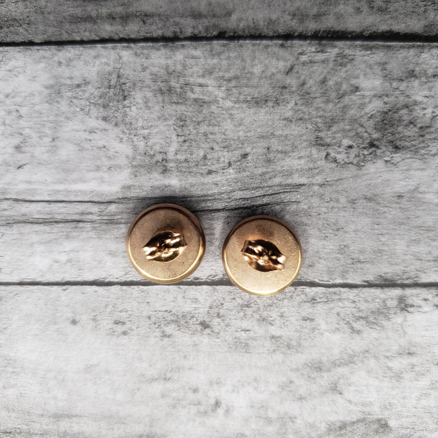 Pink Floral Stud Earrings