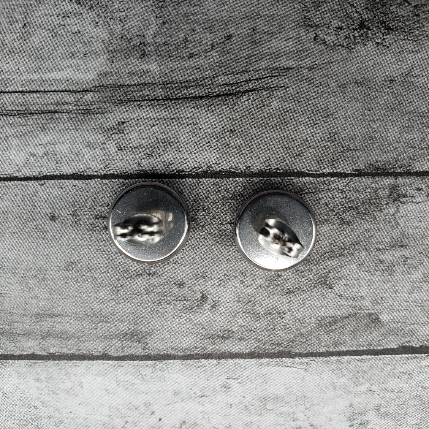 Pink Floral Stud Earrings