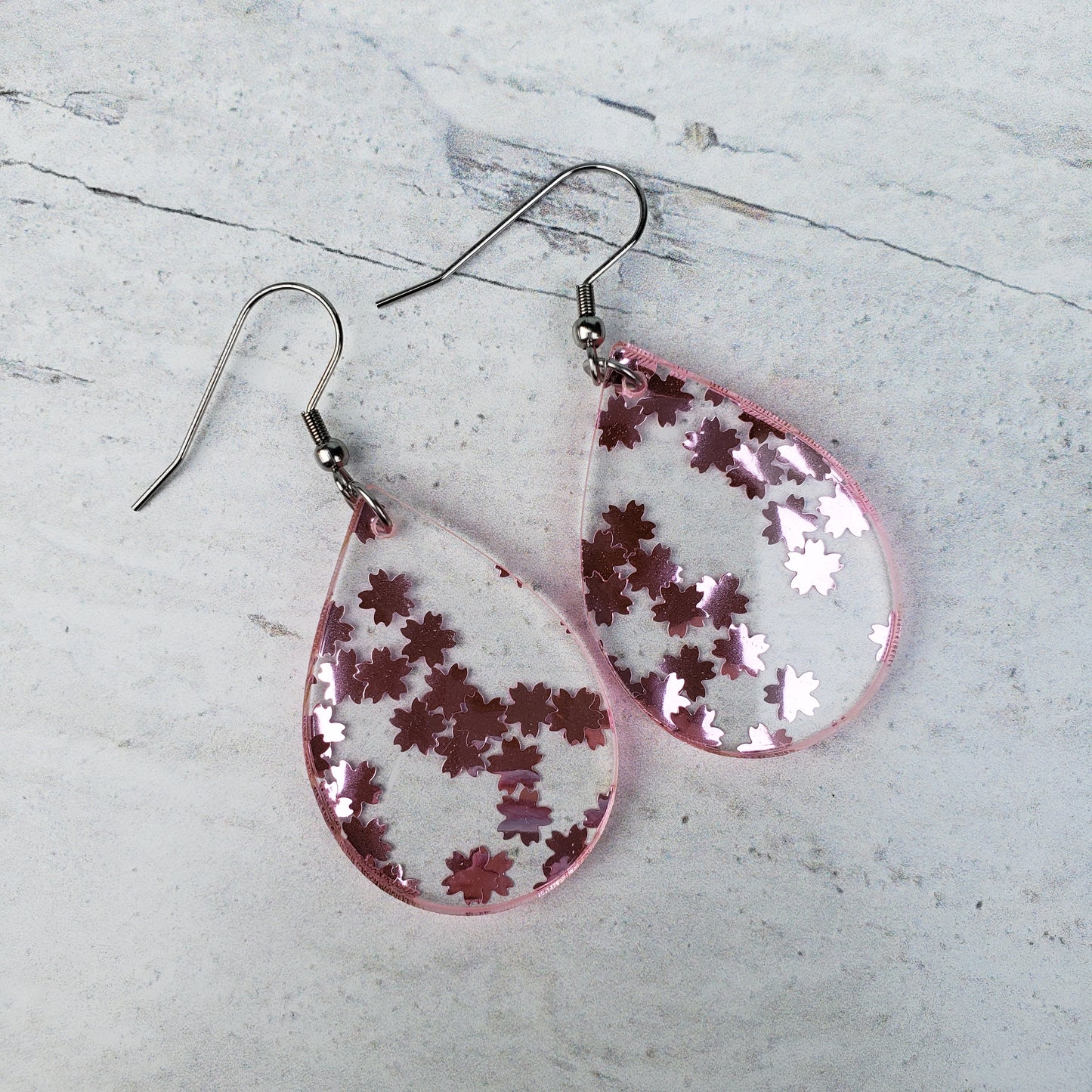 Cherry Blossom Confetti Floral Earrings (8 styles)