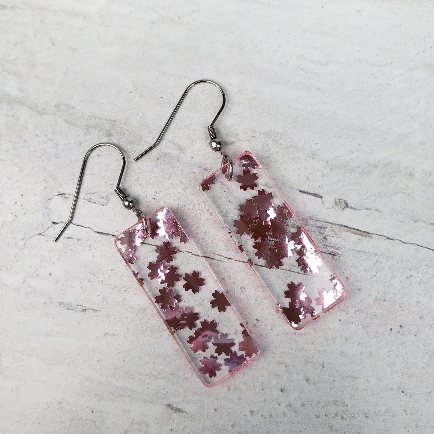 Cherry Blossom Confetti Floral Earrings (8 styles)