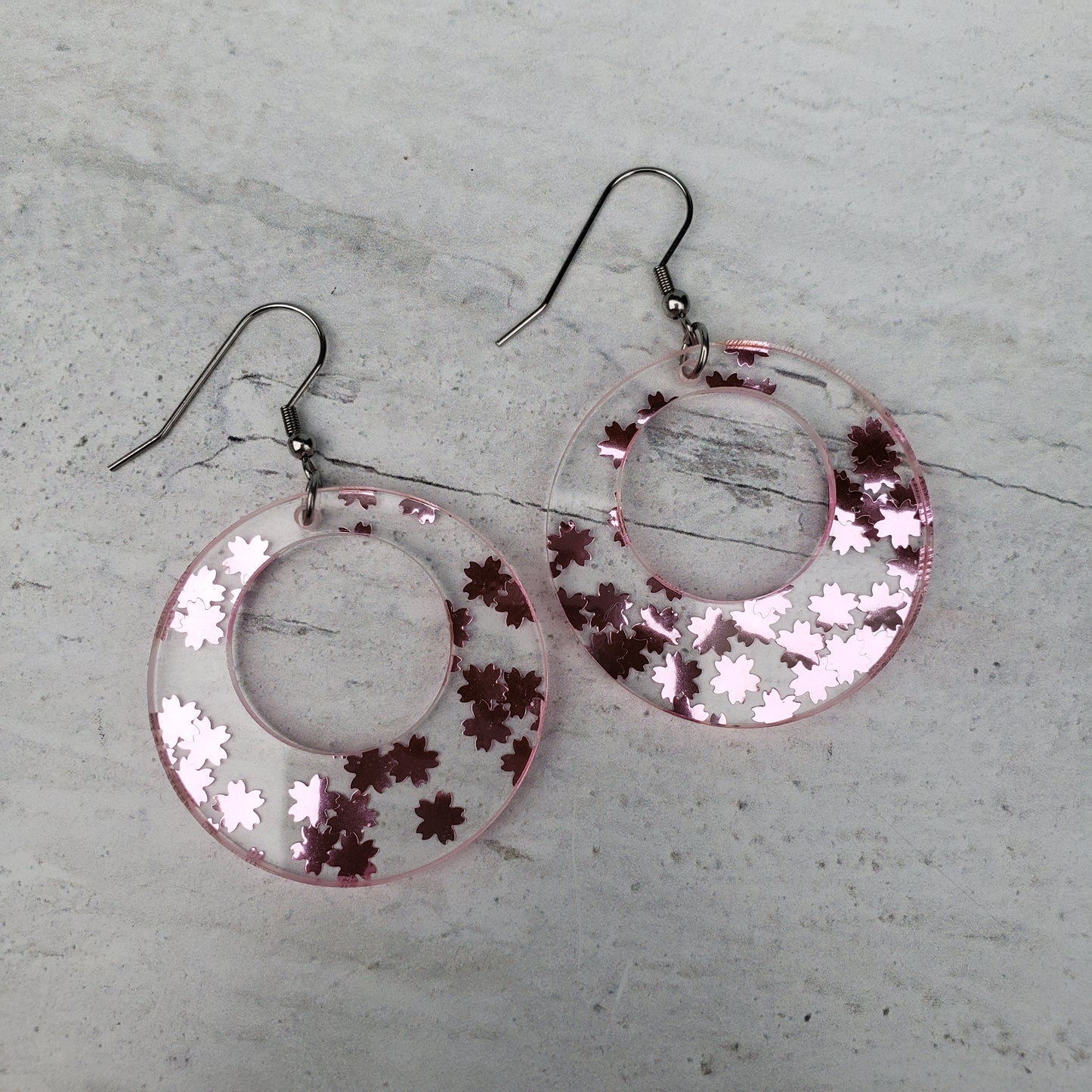 Cherry Blossom Confetti Floral Earrings (8 styles)