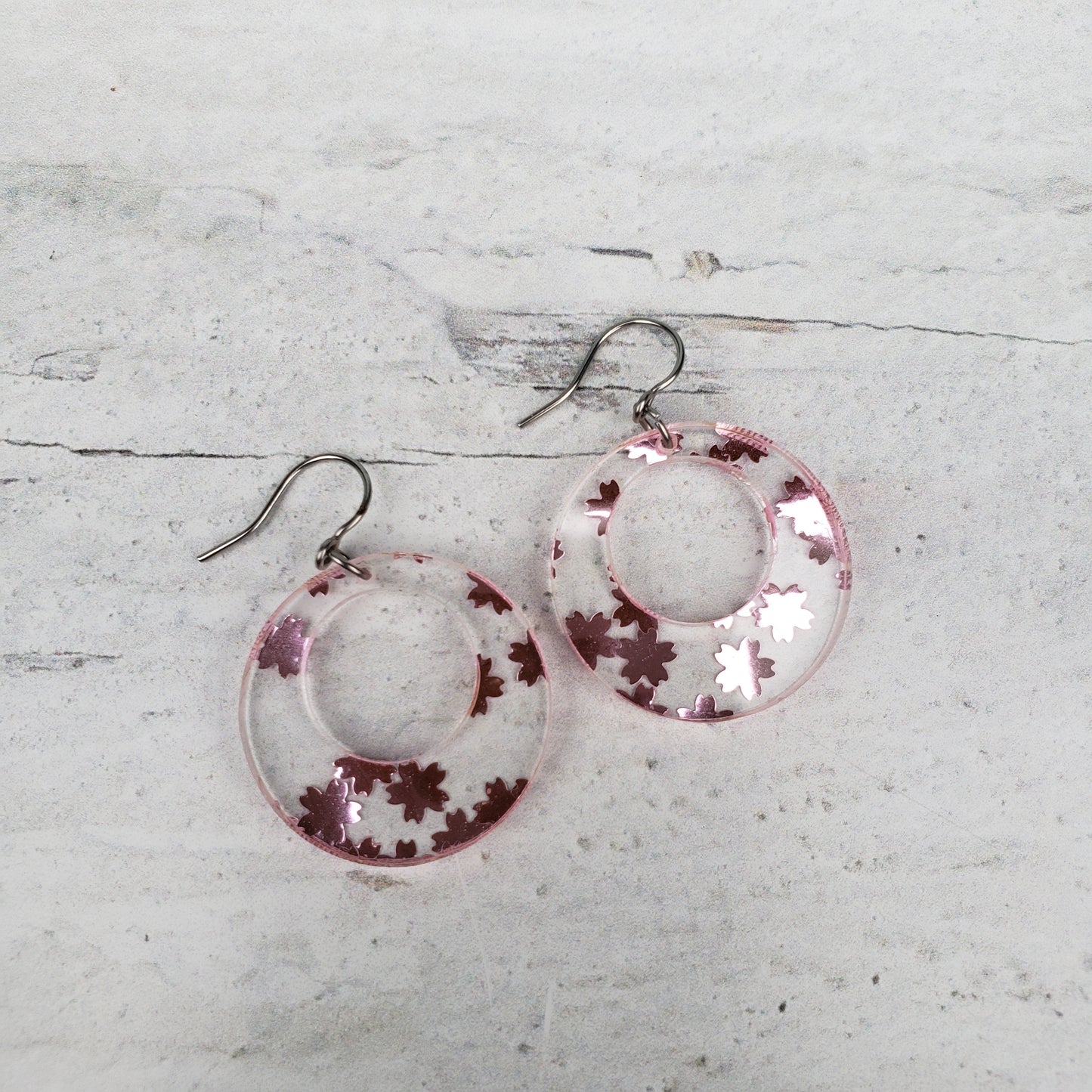 Cherry Blossom Confetti Floral Earrings (8 styles)