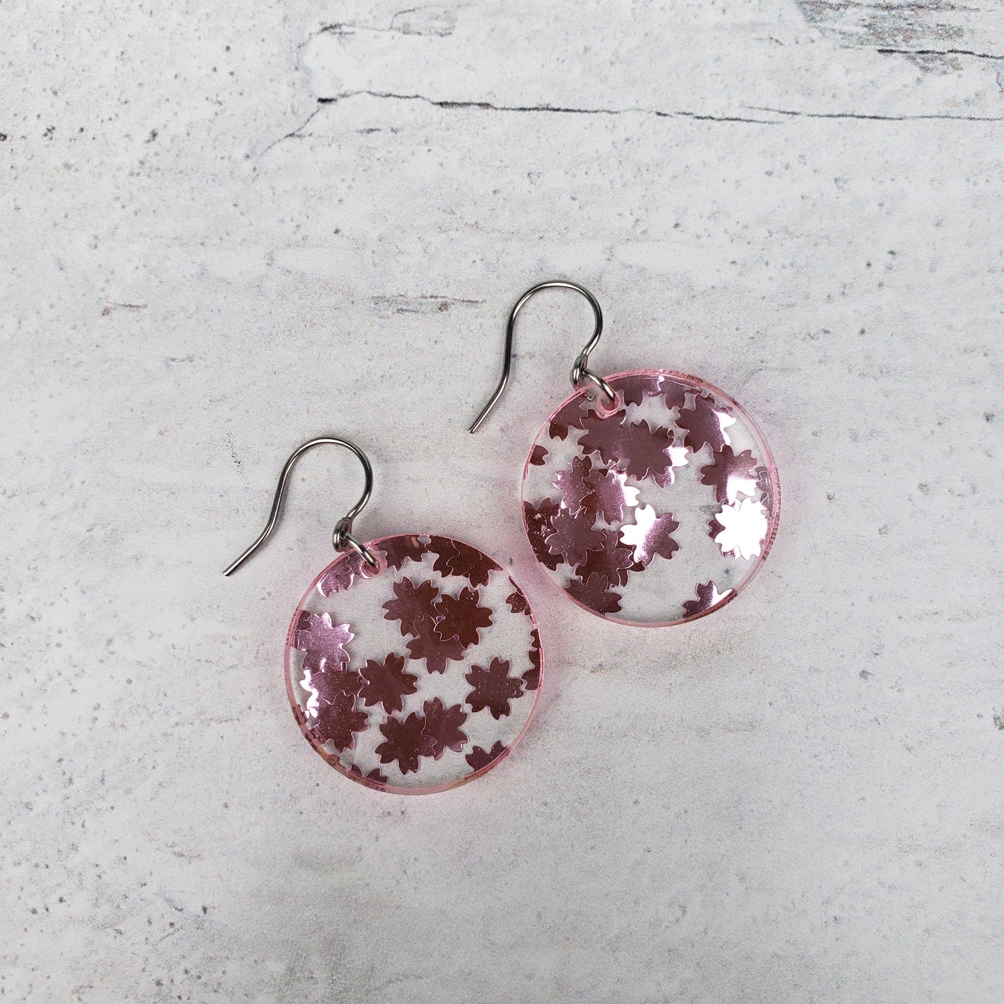 Cherry Blossom Confetti Floral Earrings (8 styles)