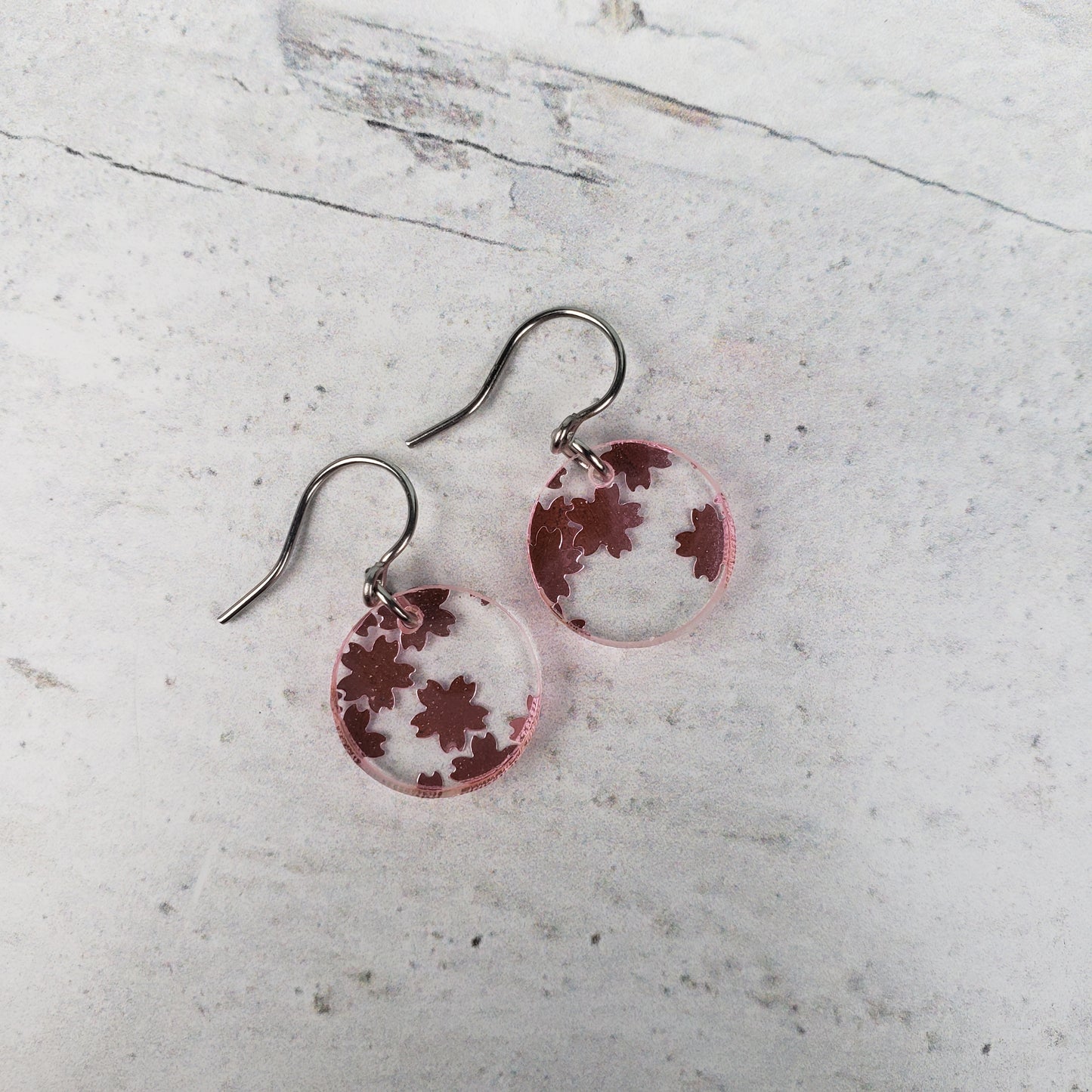 Cherry Blossom Confetti Floral Earrings (8 styles)