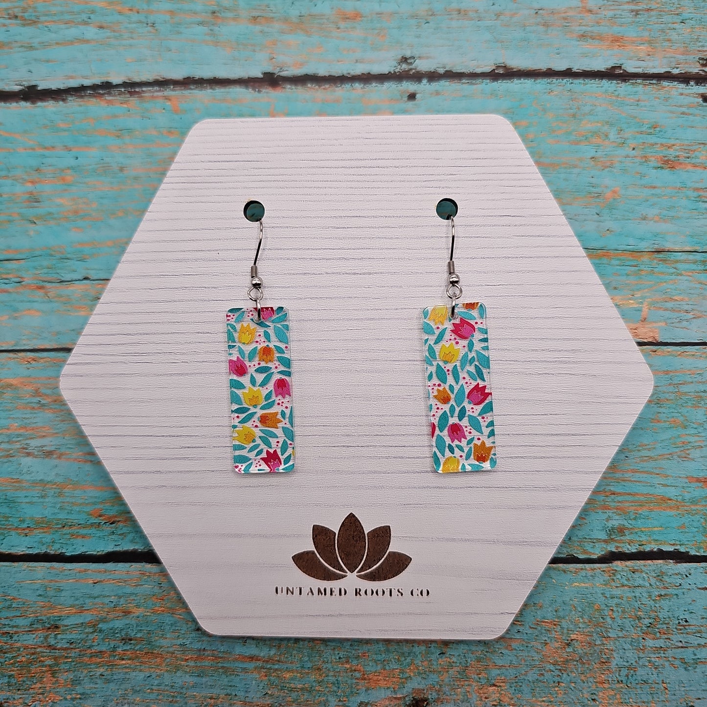 Folksy Tulip Print Earrings (8 styles)