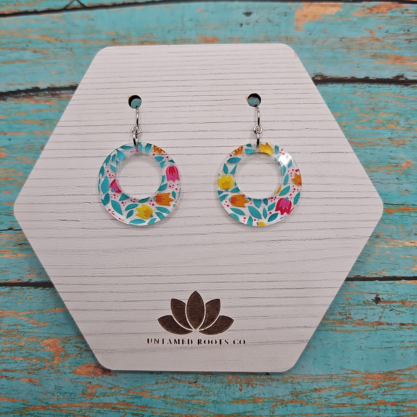 Folksy Tulip Print Earrings (8 styles)