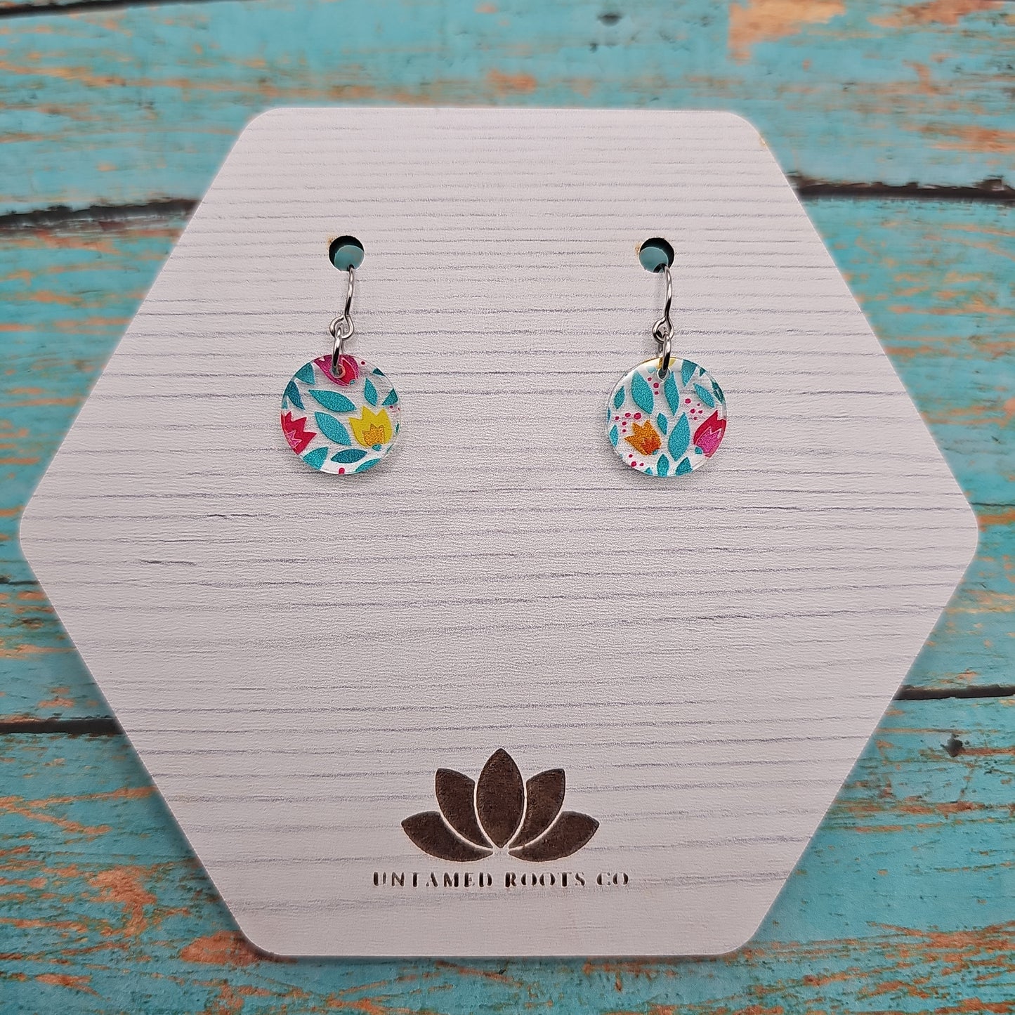 Folksy Tulip Print Earrings (8 styles)