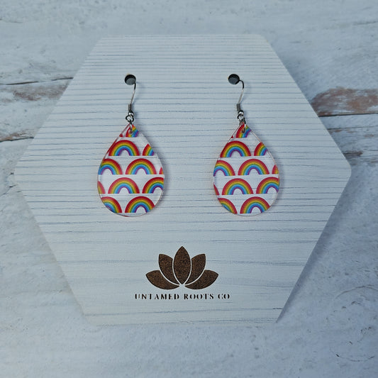 Rainbow Pattern Earrings (8 styles)