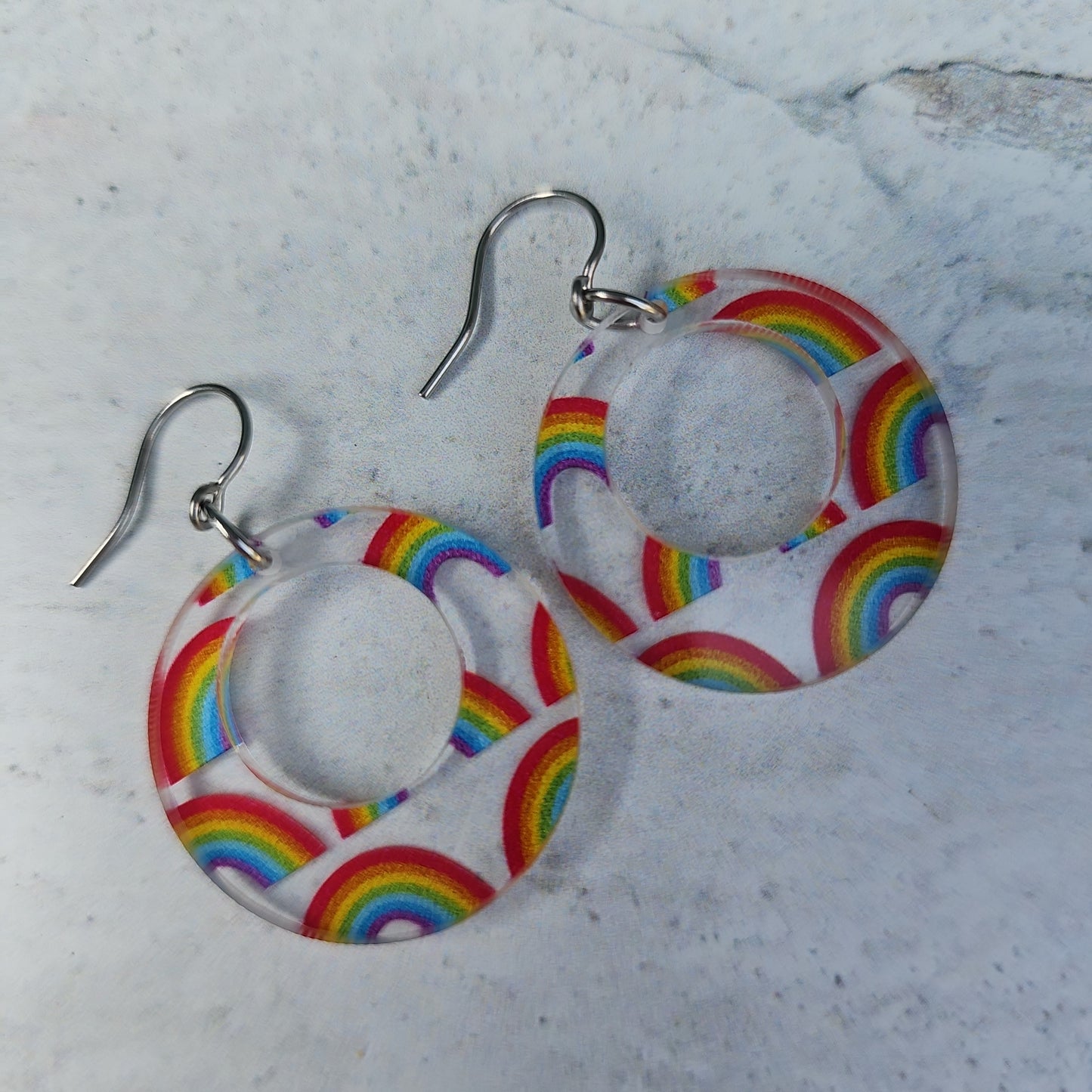 Rainbow Pattern Earrings (8 styles)