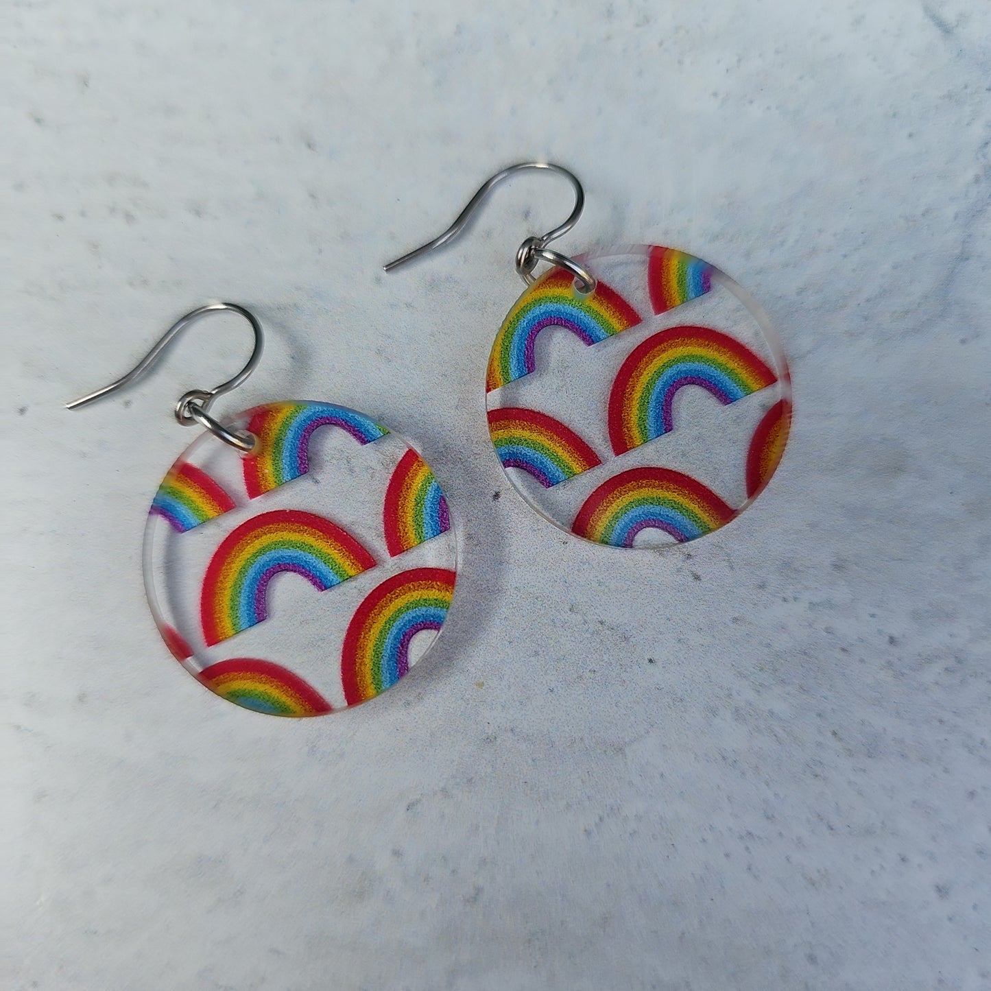 Rainbow Pattern Earrings (8 styles)