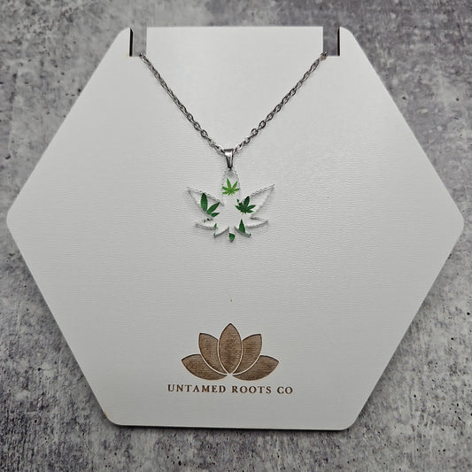 Marijuana Leaf Necklace