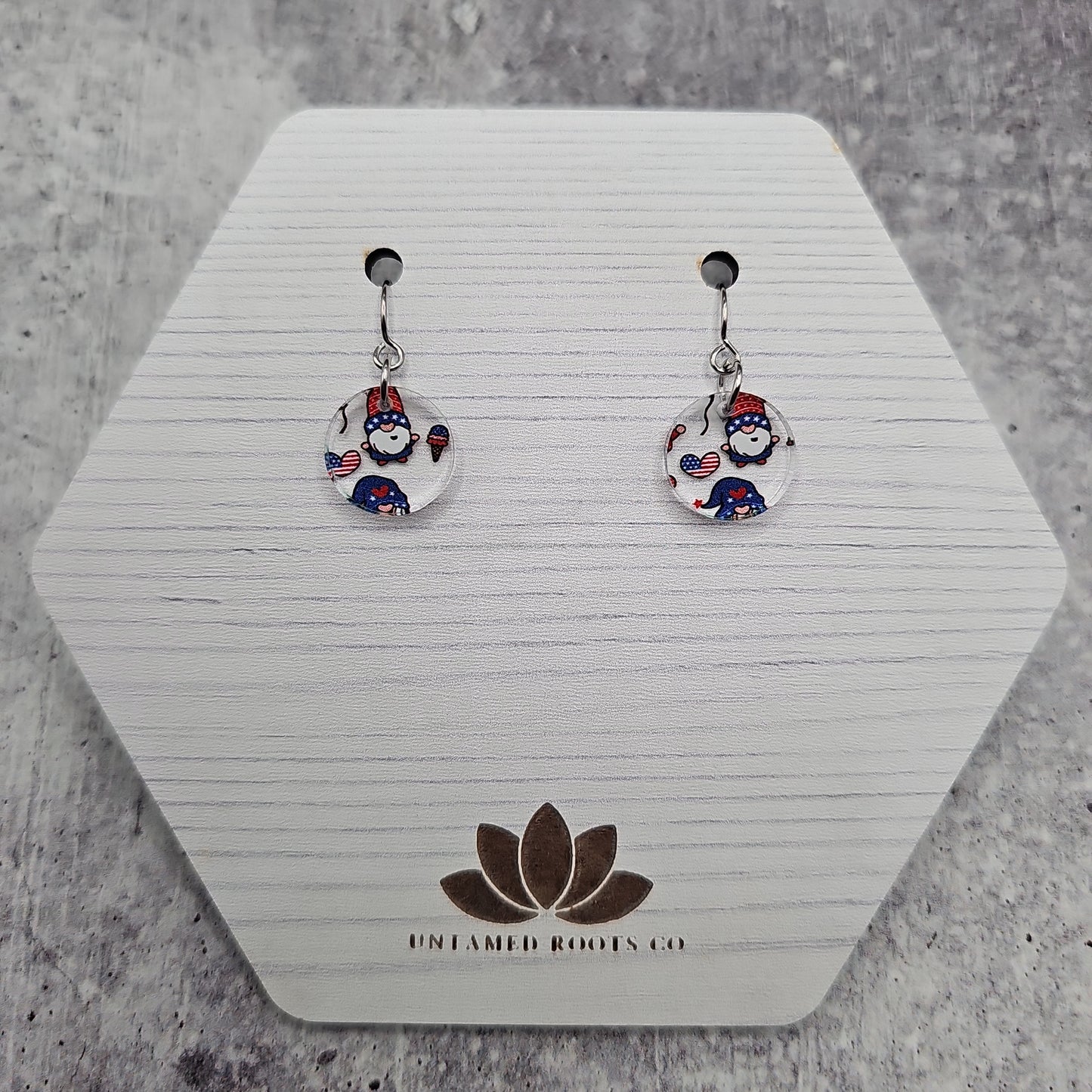 Patriotic Gnome Earrings (8 styles)