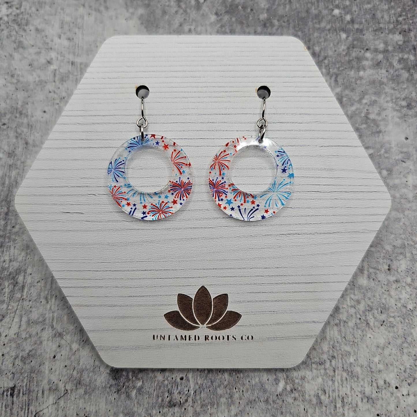 Patriotic Fireworks Earrings (8 styles)