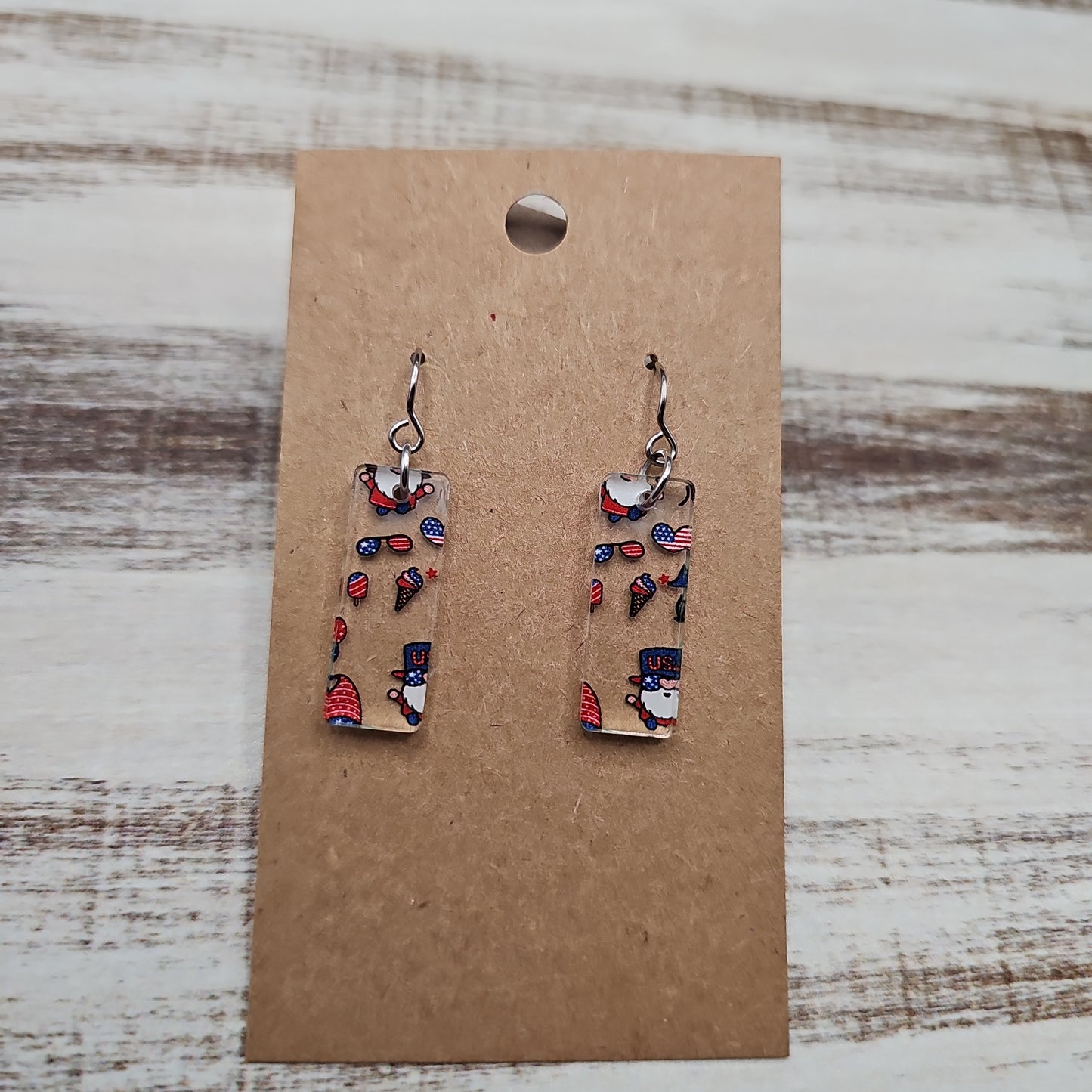 Small Rectangle Patriotic Gnomes