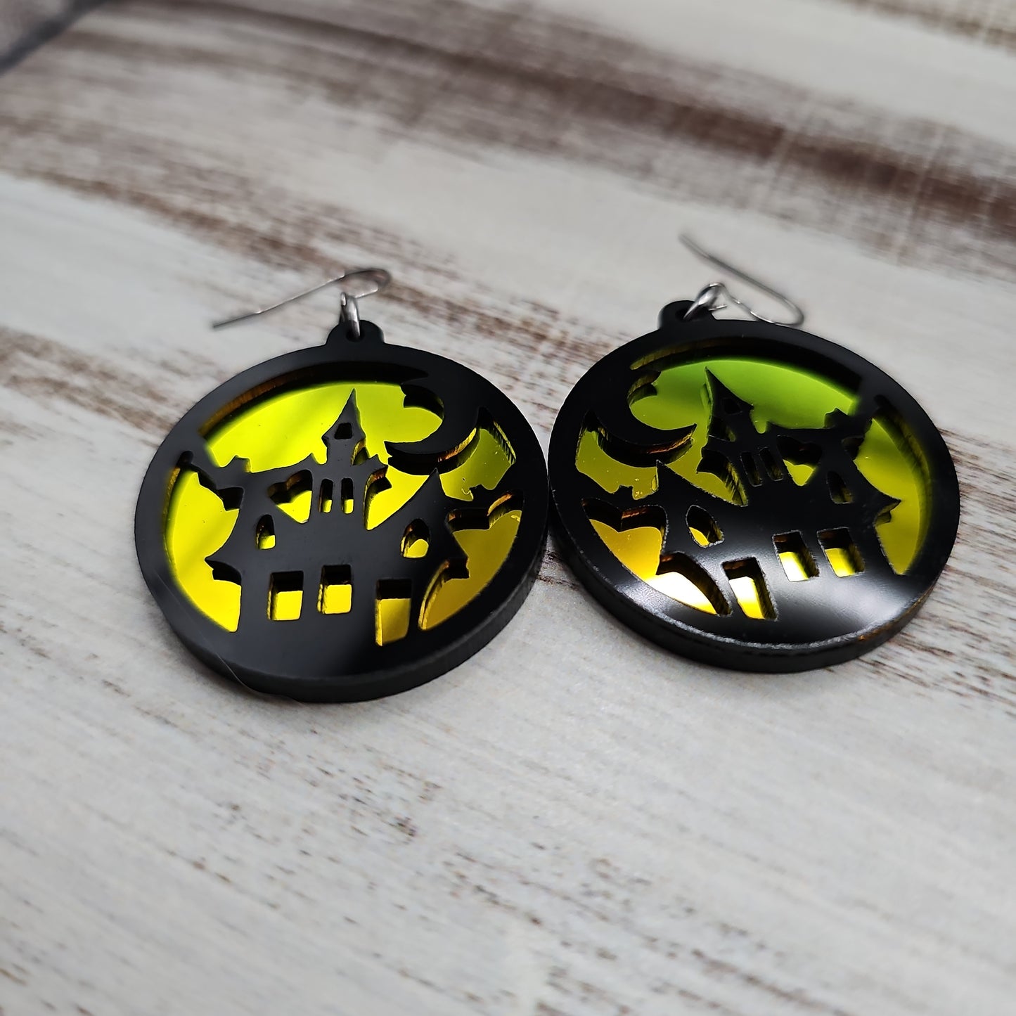 Haunted House Earrings