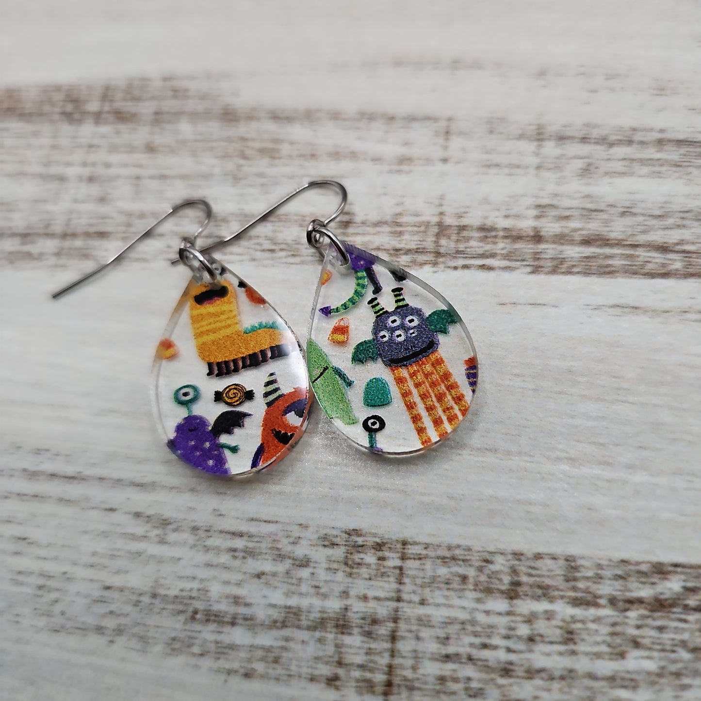 Monster Print Earrings (8 styles)