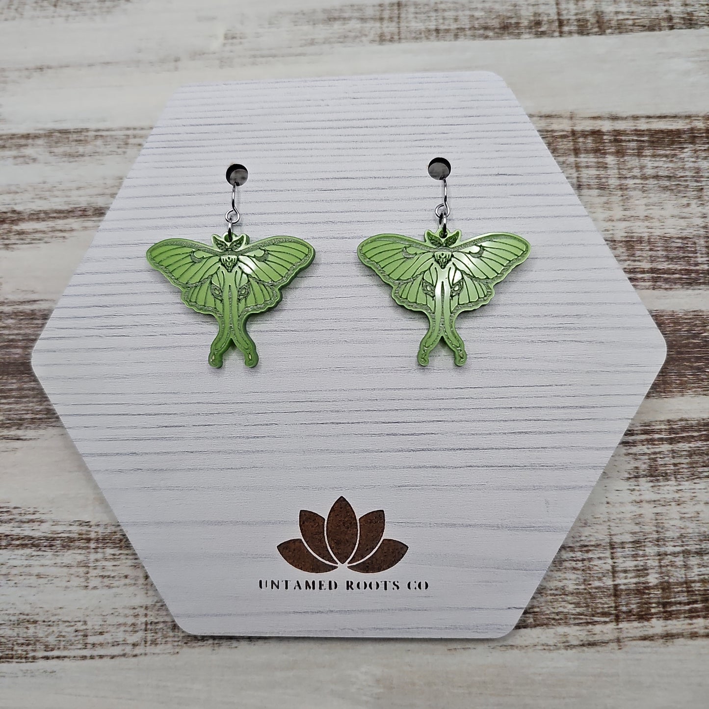 Luna Moth Earrings