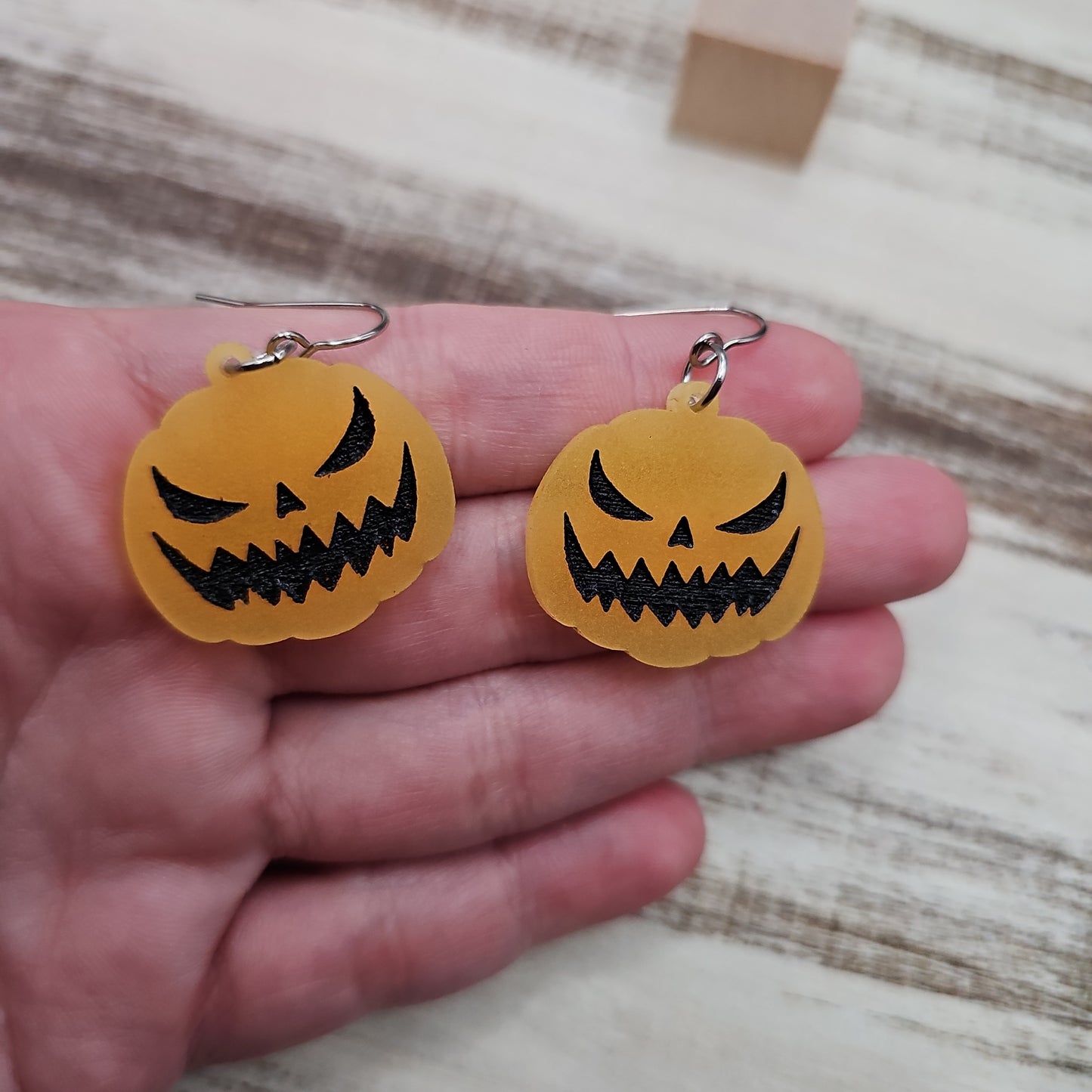 Spooky Jack-o-lantern Earrings