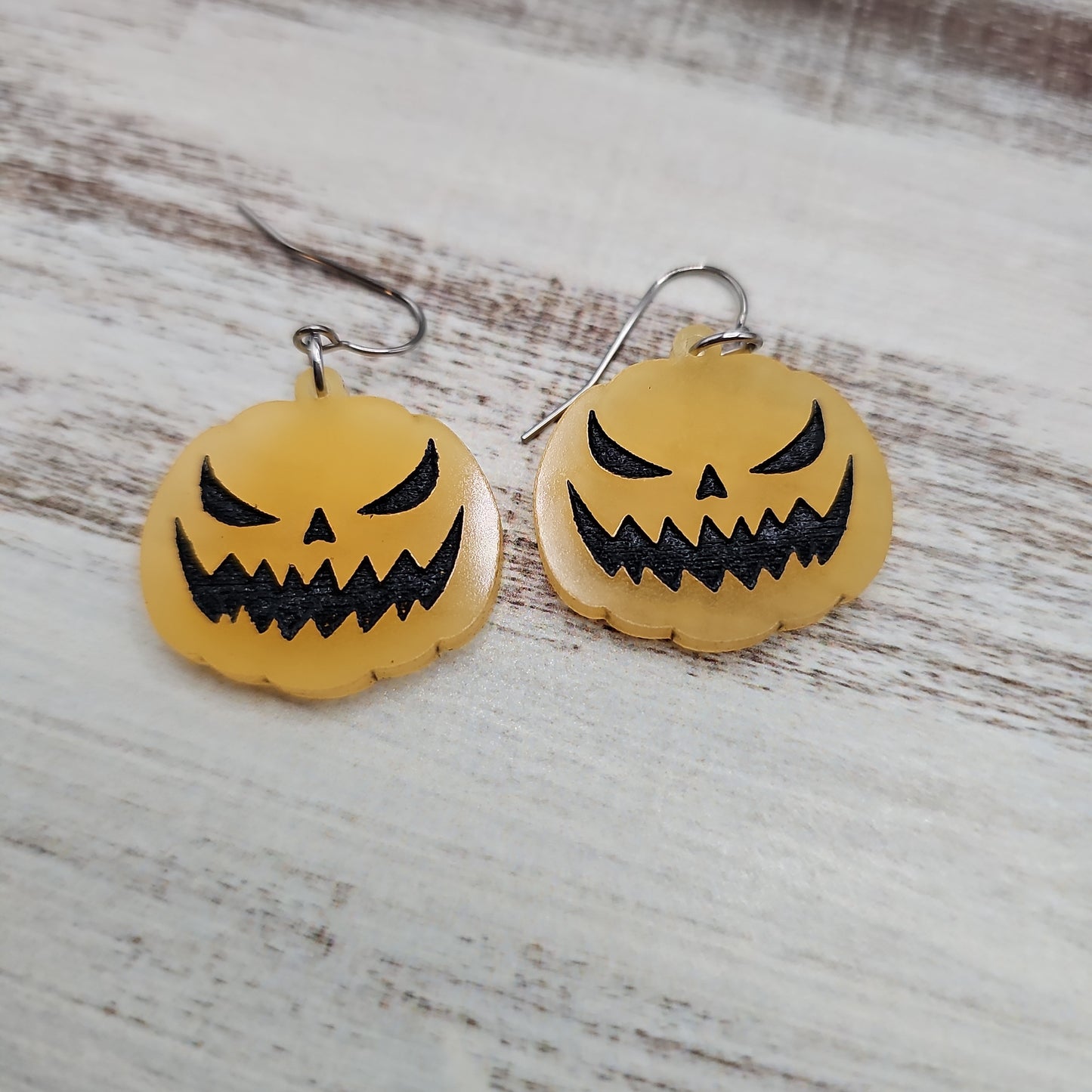 Spooky Jack-o-lantern Earrings