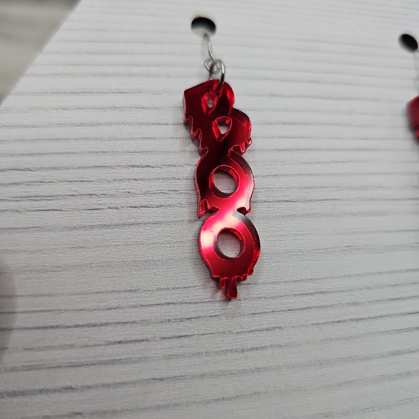 Boo Blood Drip Earrings