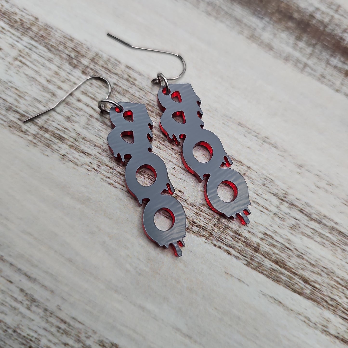 Boo Blood Drip Earrings