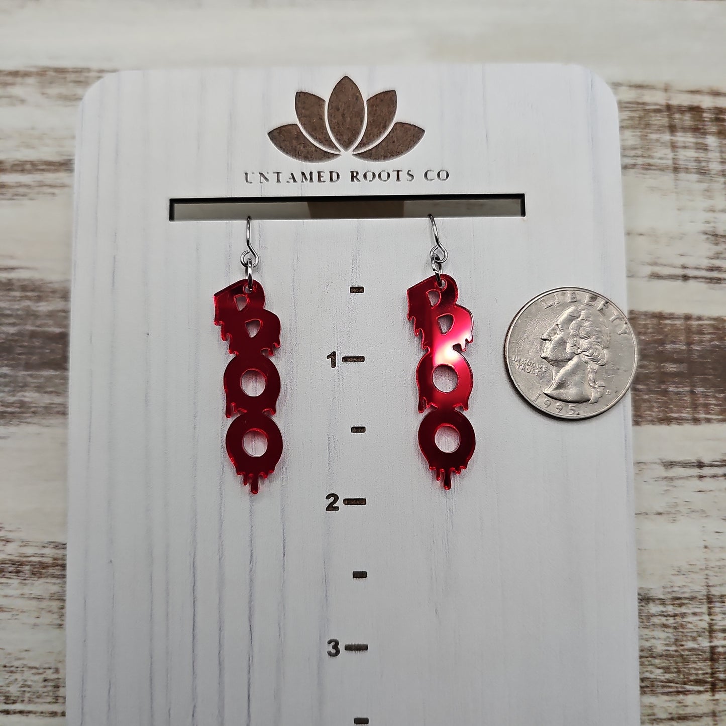 Boo Blood Drip Earrings