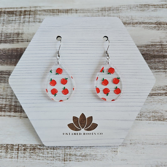 Apple Print Earrings (8 styles)