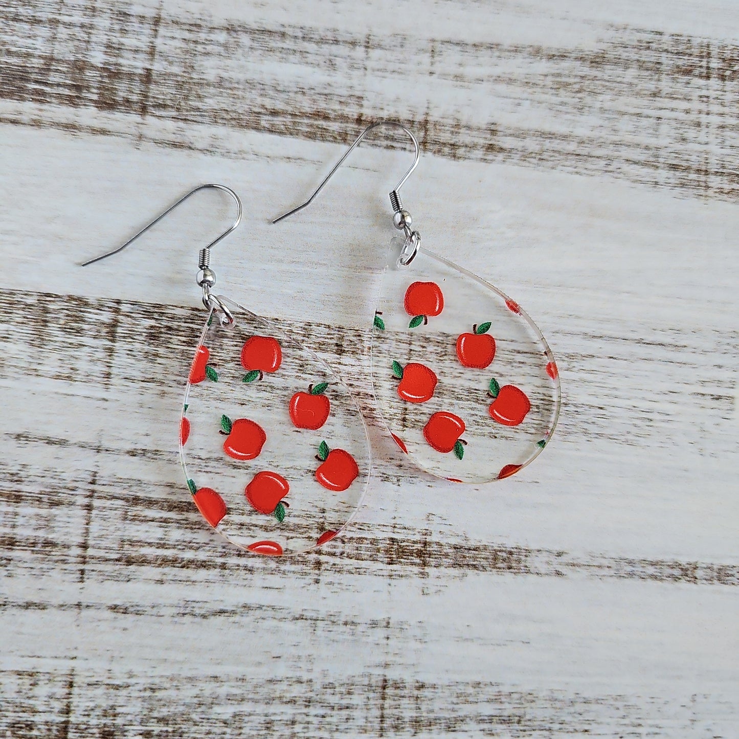 Apple Print Earrings (8 styles)