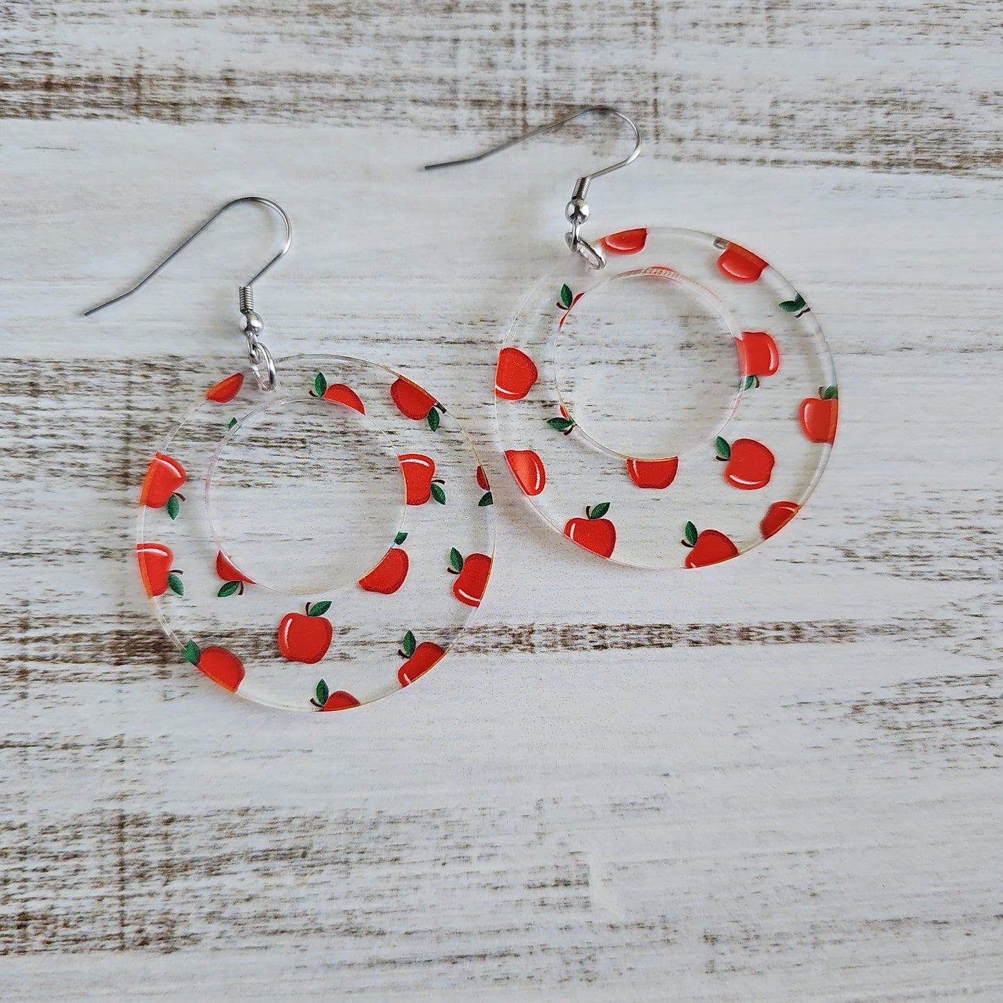 Apple Print Earrings (8 styles)