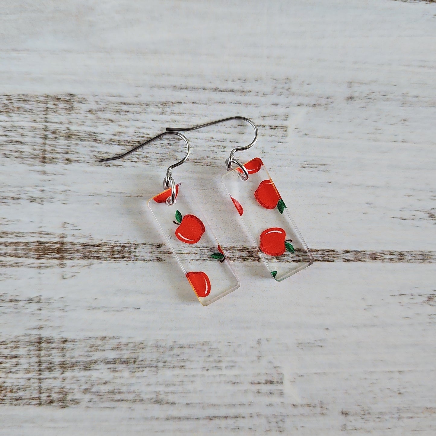 Apple Print Earrings (8 styles)