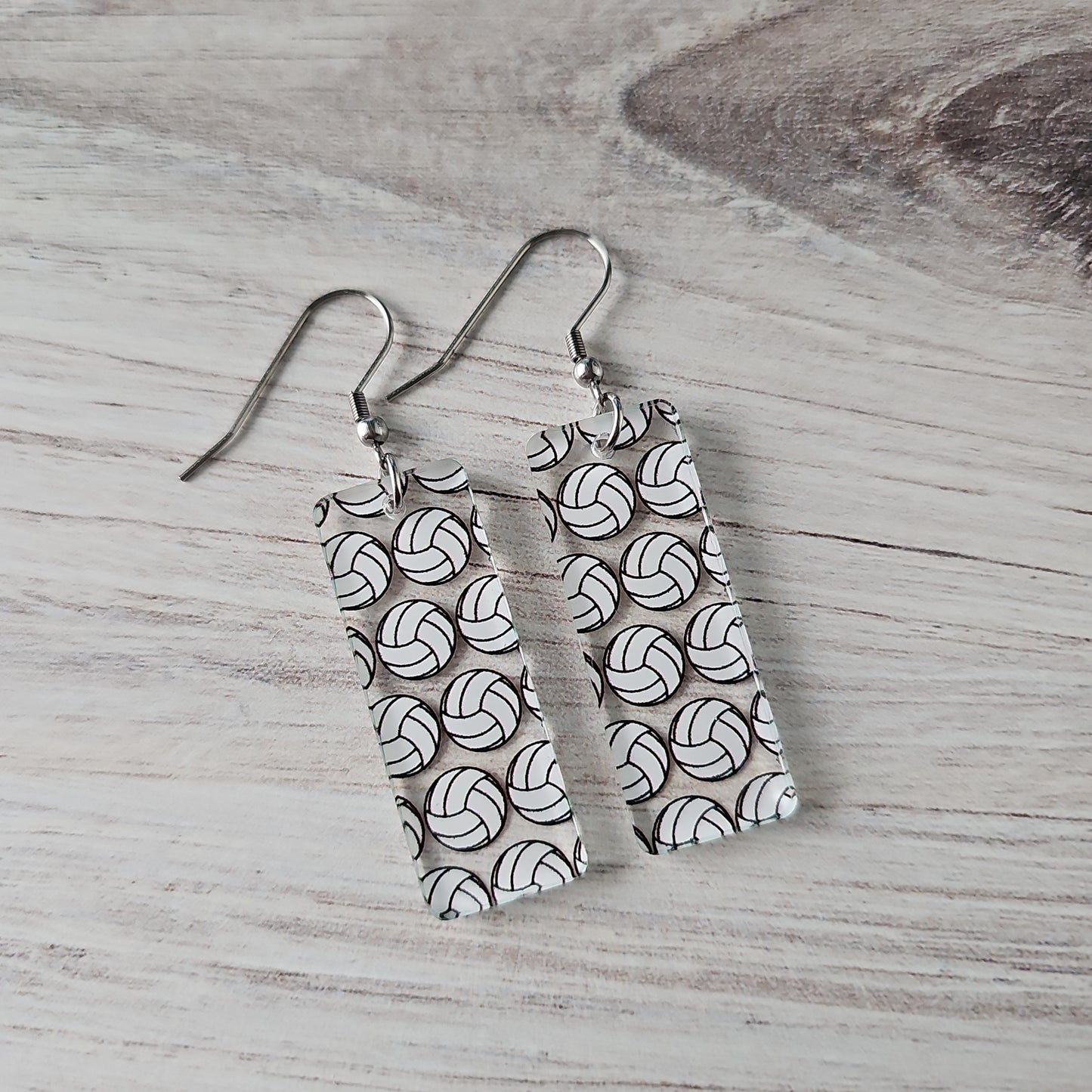 Volleyball Print Earrings (8 styles)
