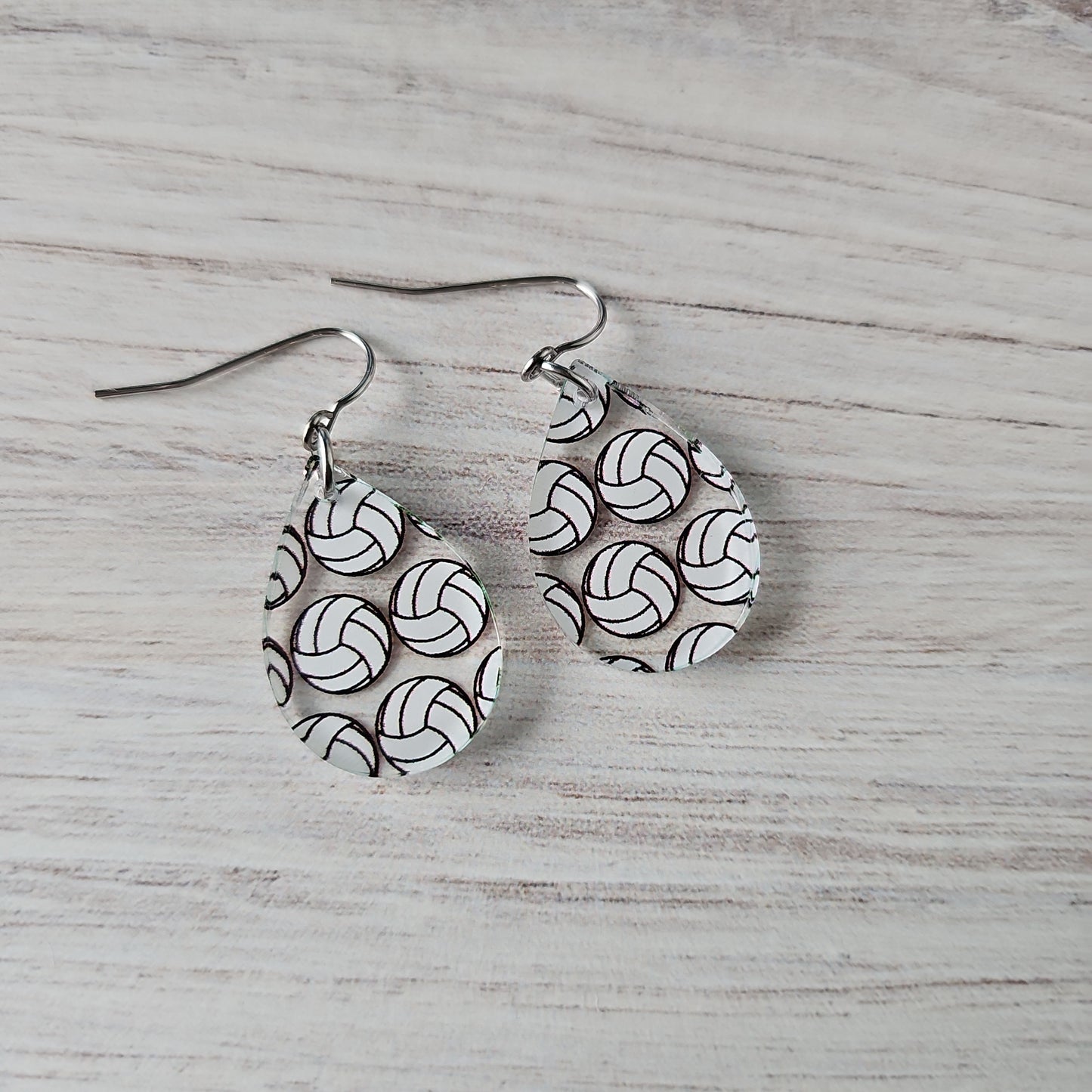 Volleyball Print Earrings (8 styles)