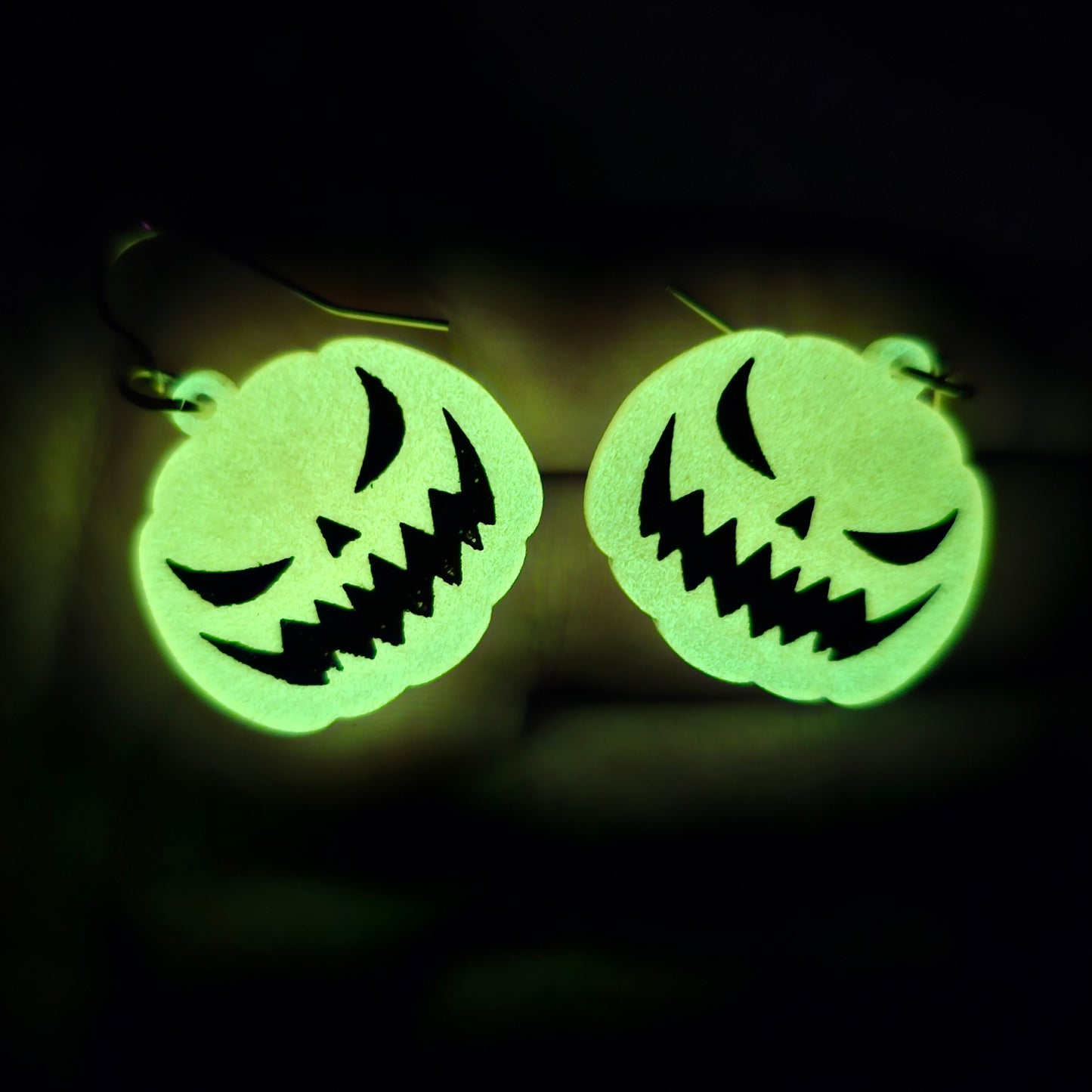 Spooky Jack-o-lantern Earrings