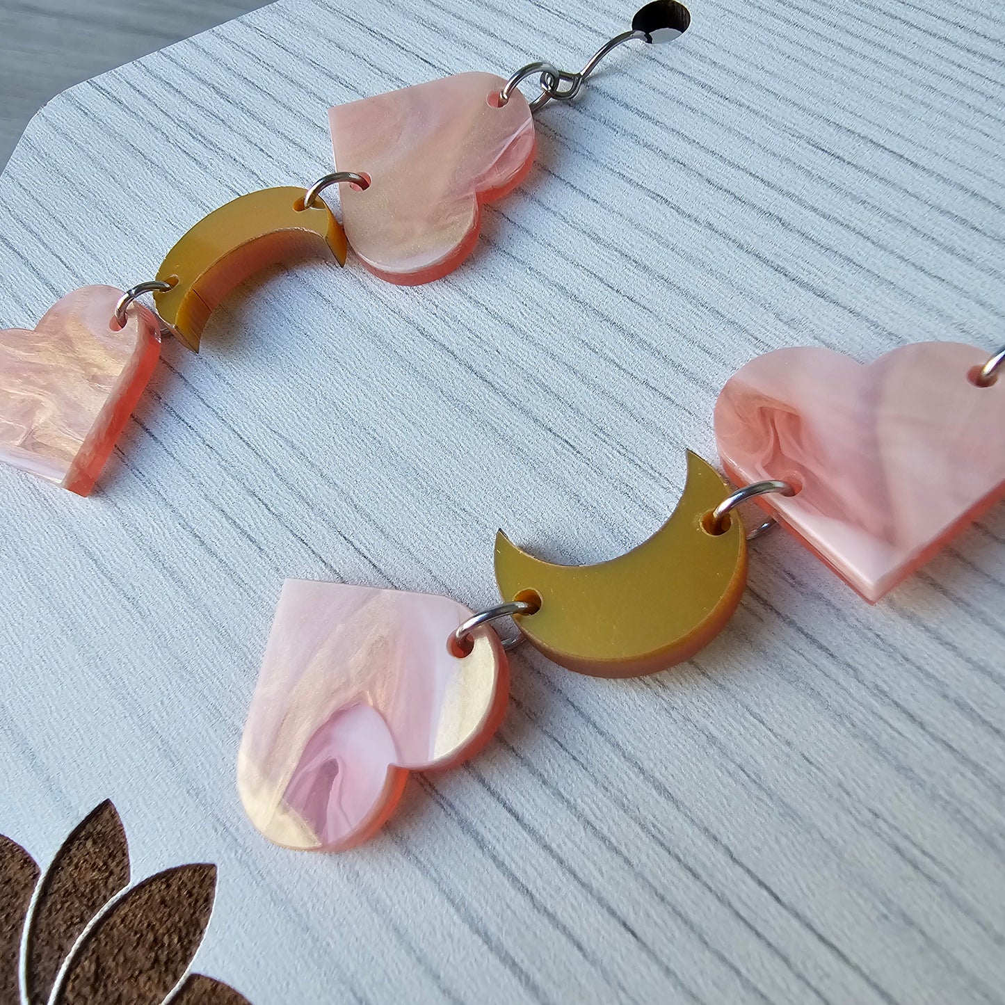 “Love You To The Moon And Back” Heart Earrings