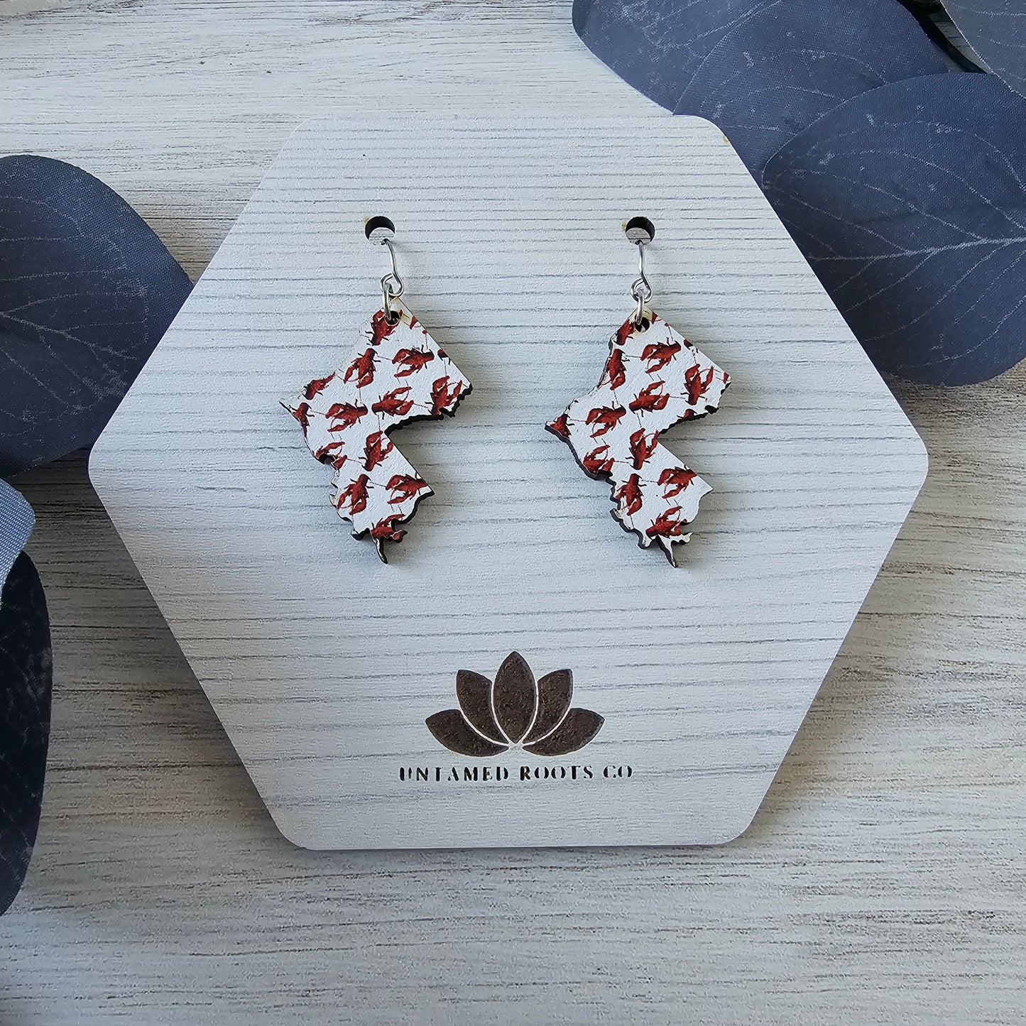 Louisiana Crawfish Earrings