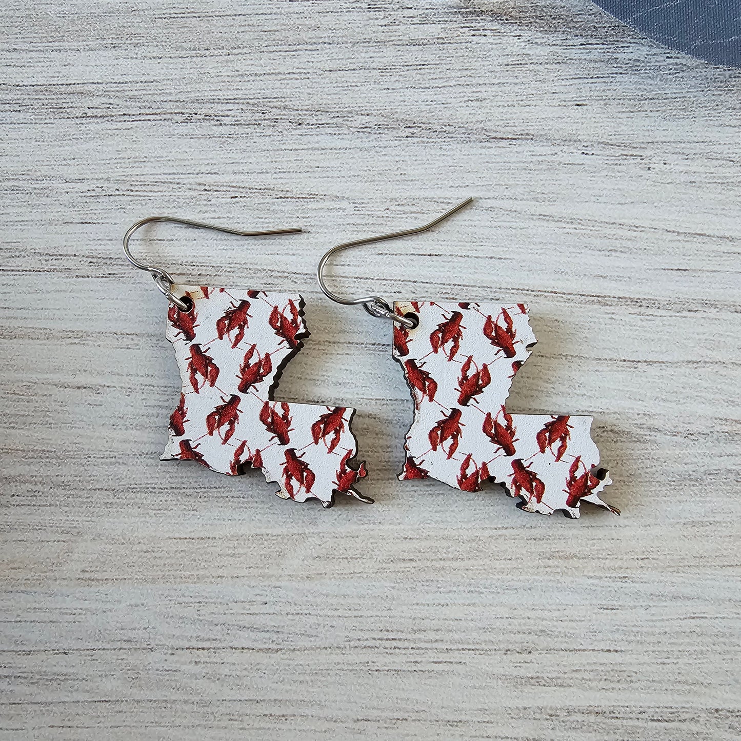 Louisiana Crawfish Earrings