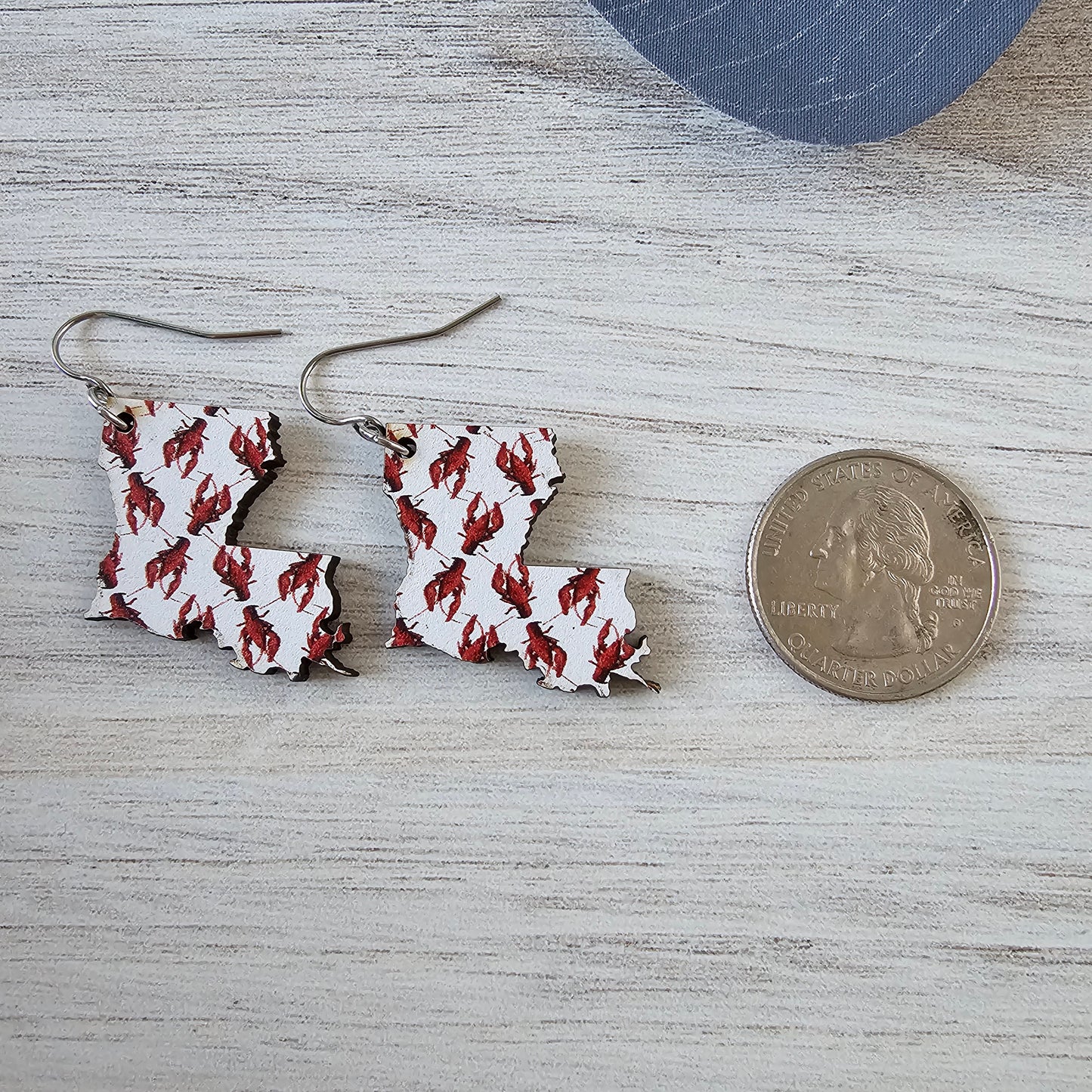 Louisiana Crawfish Earrings