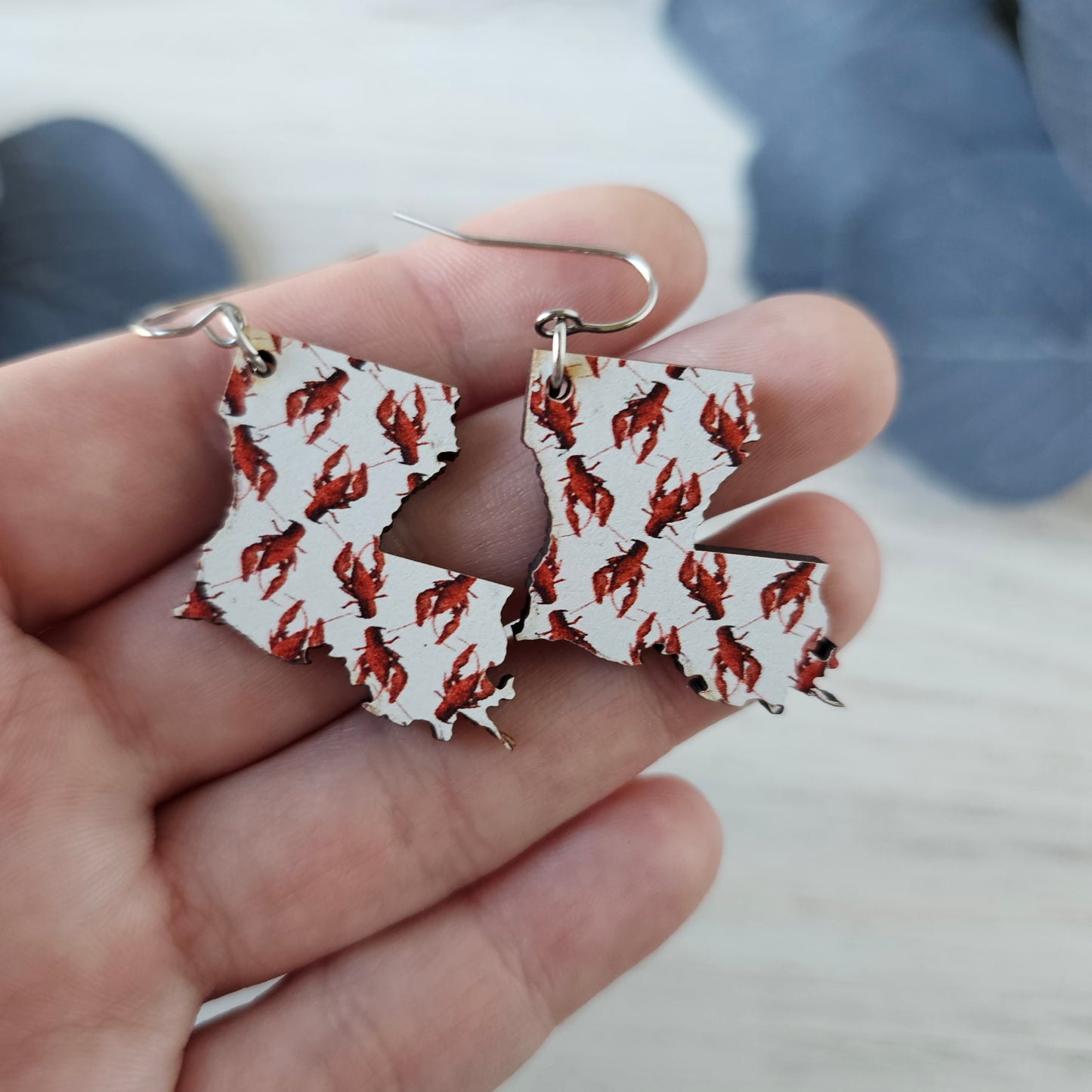 Louisiana Crawfish Earrings