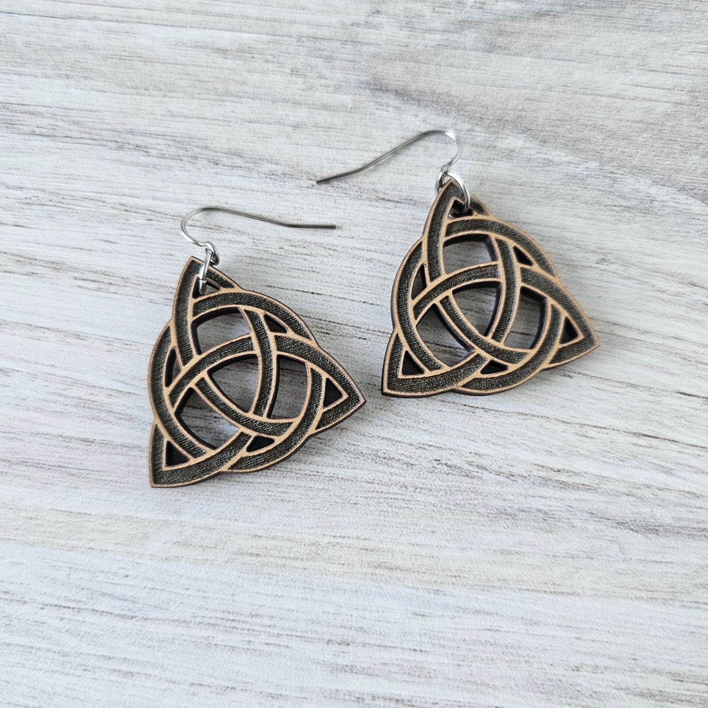 Trinity Knot Dangle Earrings